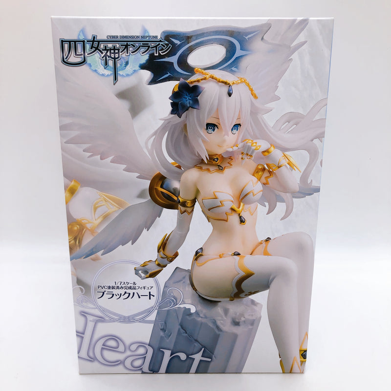 (w/Bonus) 4 Goddesses Online Black Heart 1/7 Scale Figure ASCII Media Works NEW