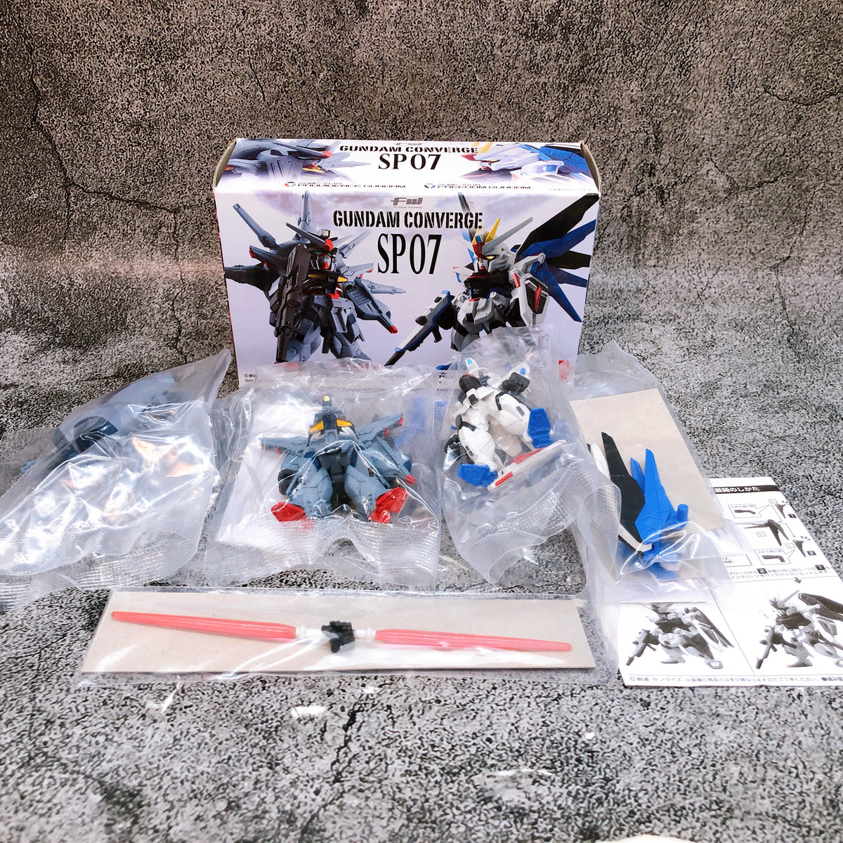 FW GUNDAM CONVERGE Freedom Gundam & Providence Gundam Action Figure 15+ FASTSHIP