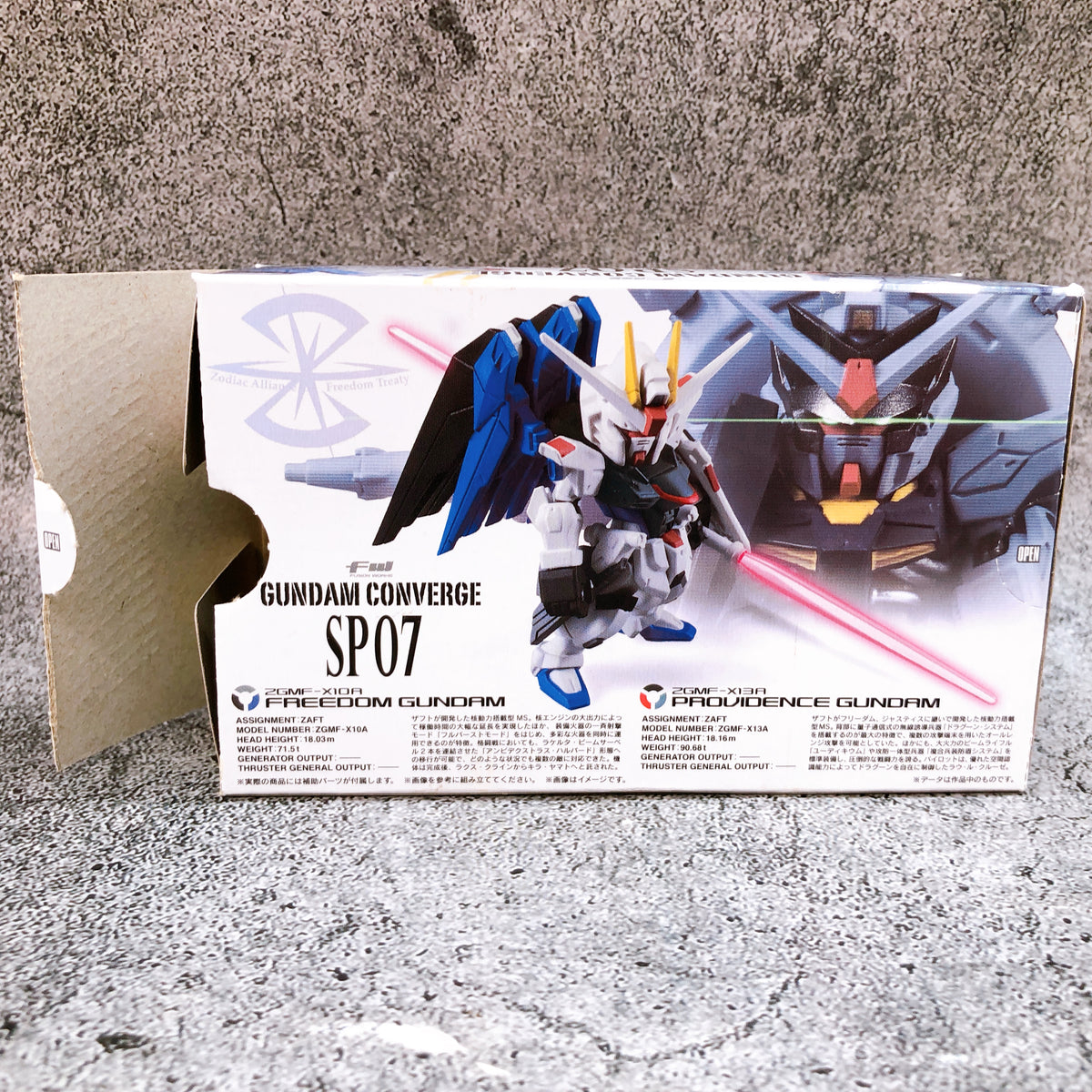 FW GUNDAM CONVERGE Freedom Gundam & Providence Gundam Action Figure 15+ FASTSHIP