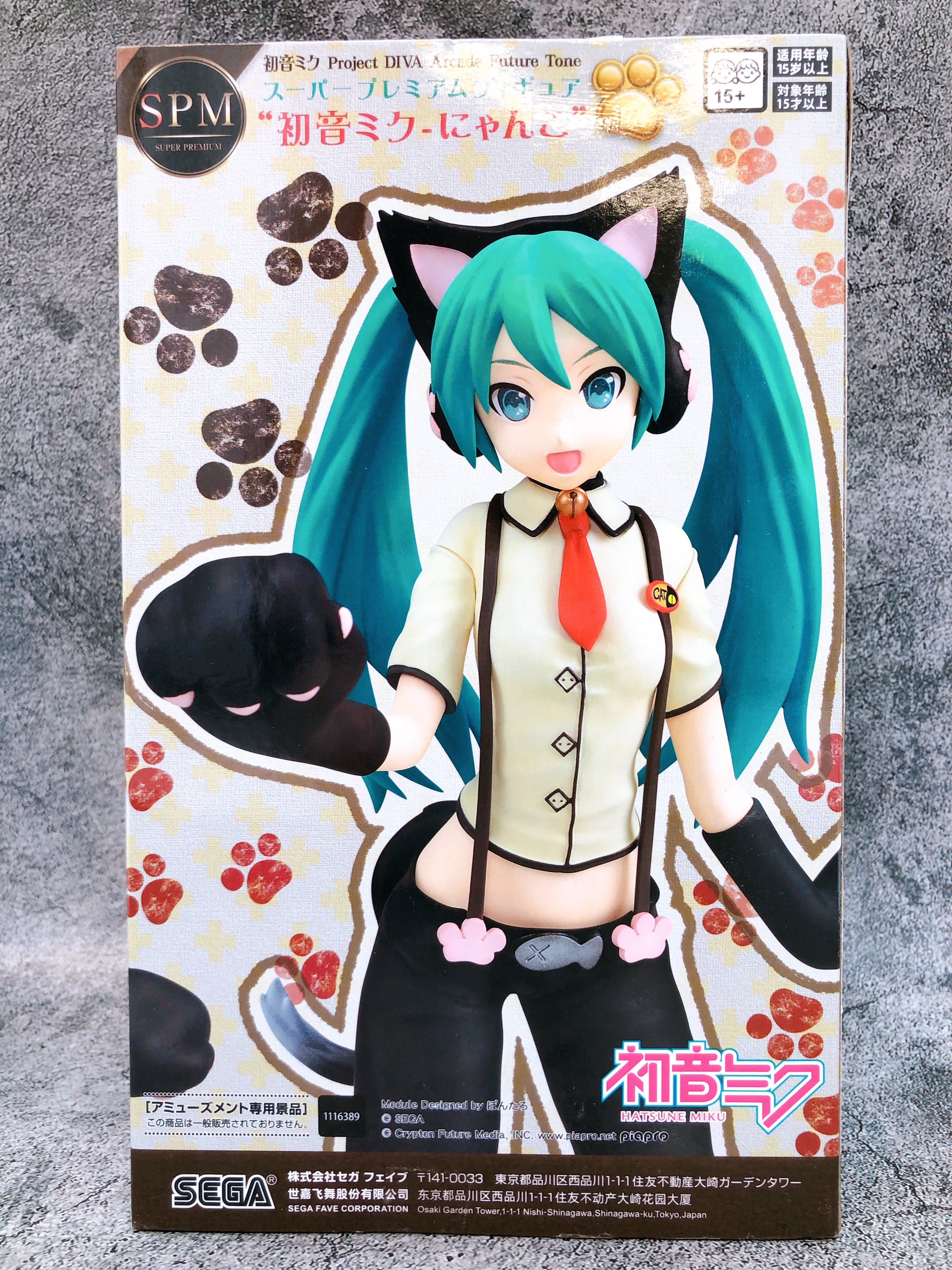 Hatsune Miku Project DIVA Arcade Future Tone Cat Ears Hatsune Miku Nyanko