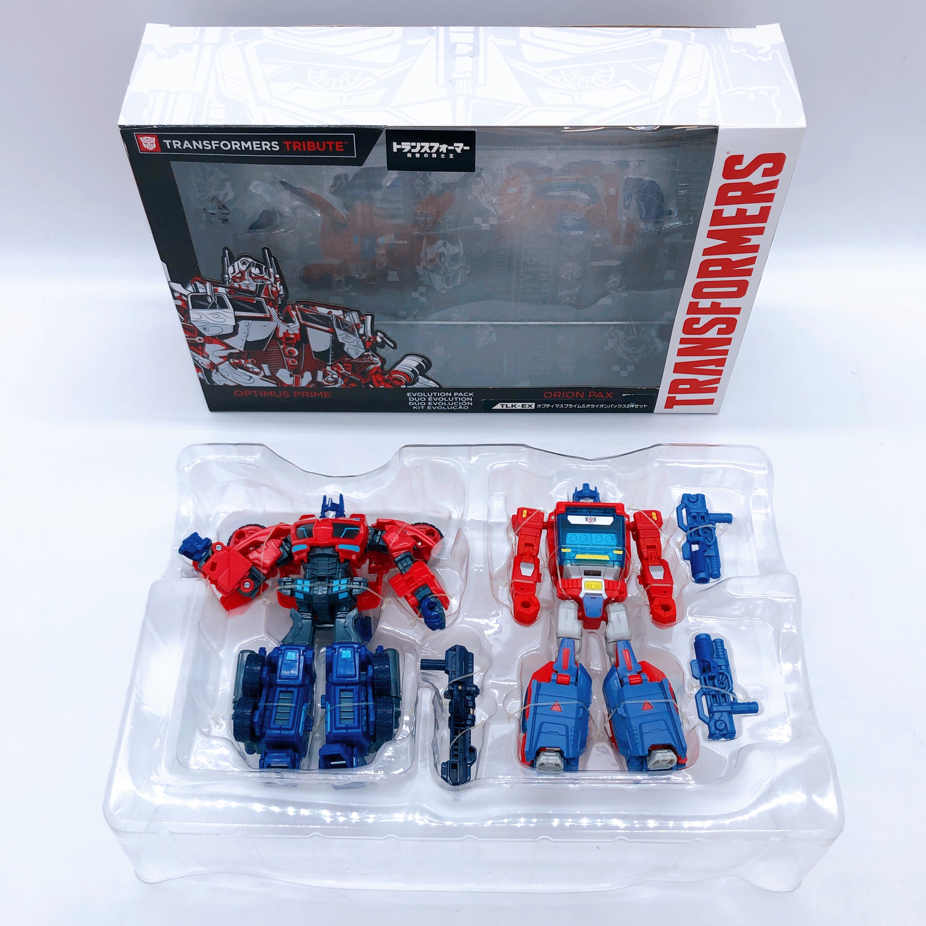 Transformers TLK-EX Optimus Prime & Orion Pax Set Action Figure TAKARA TOMY