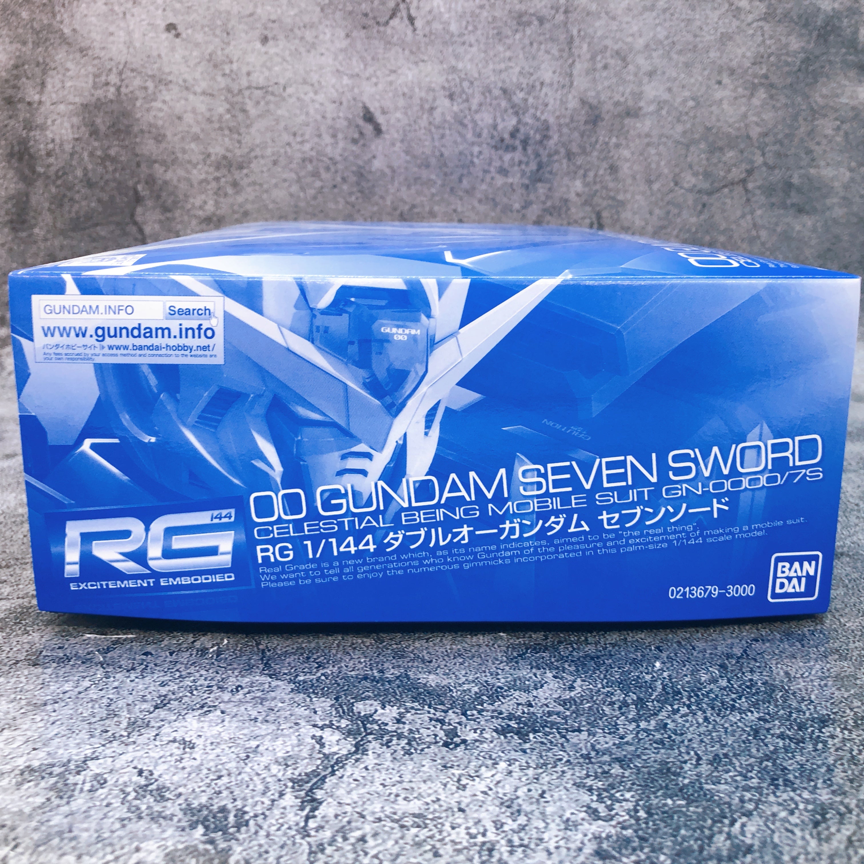 RG 1/144 00 Gundam Seven Sword GN-0000/7S Model Kit Premium Bandai NEW