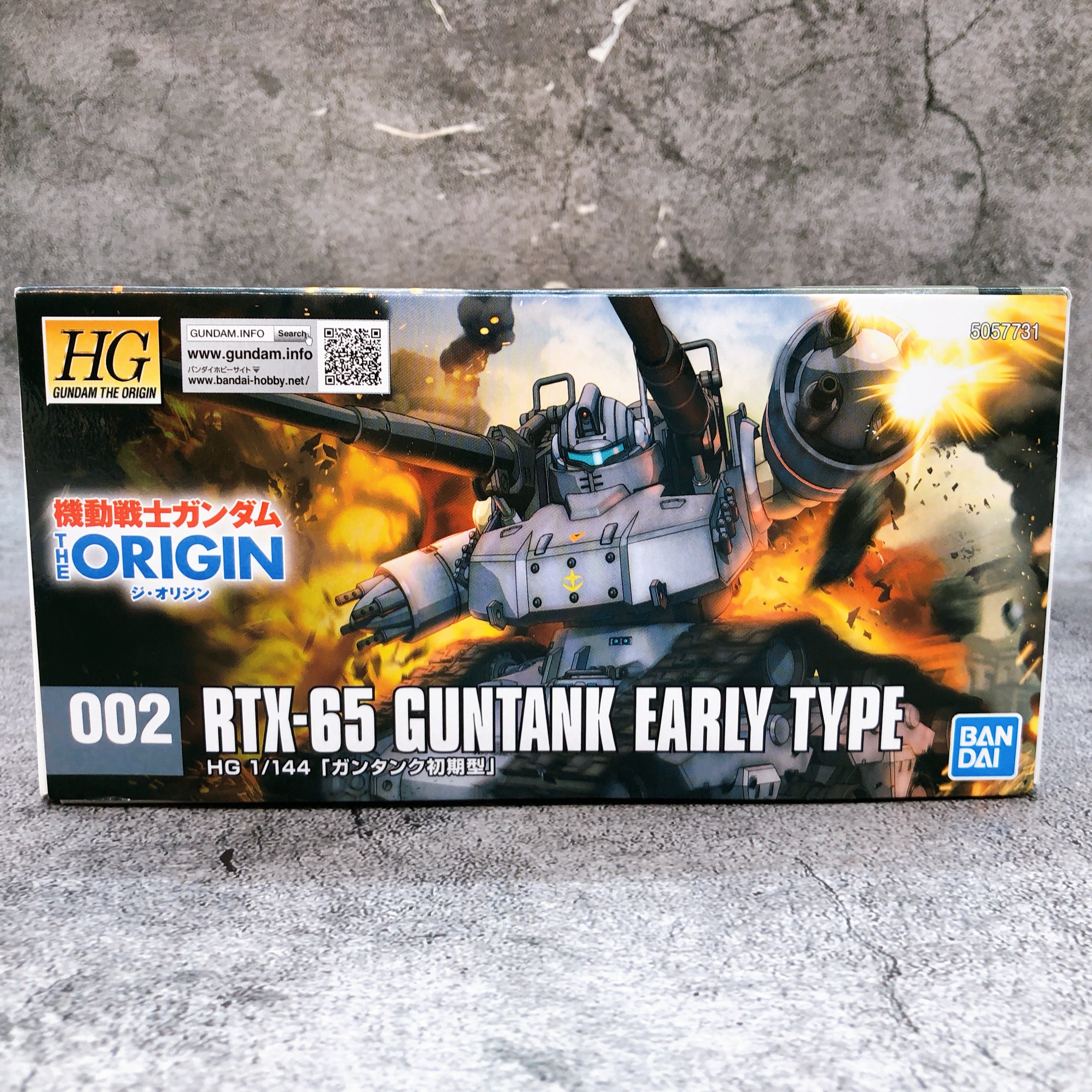 HG 1/144 GUNTANK Early Type RTX-65 Gundam THE ORIGIN Model Kit Bandai Japan NEW