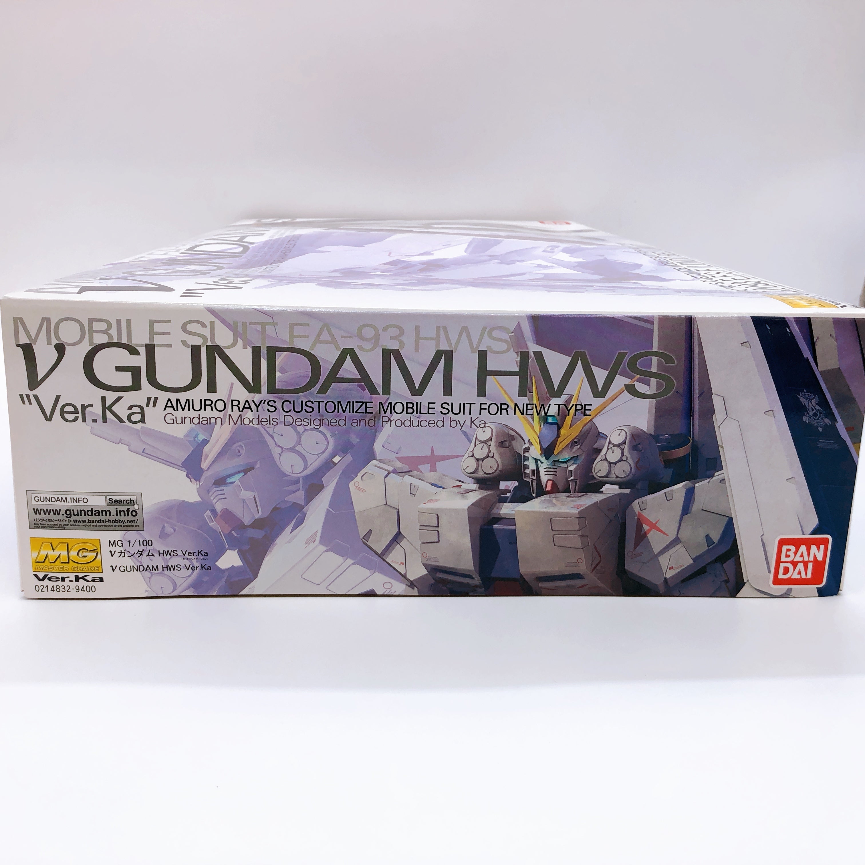MG 1/100 FA-93 HWS Nu Gundam HWS Ver.Ka Model Kit Premium Bandai from Japan NEW
