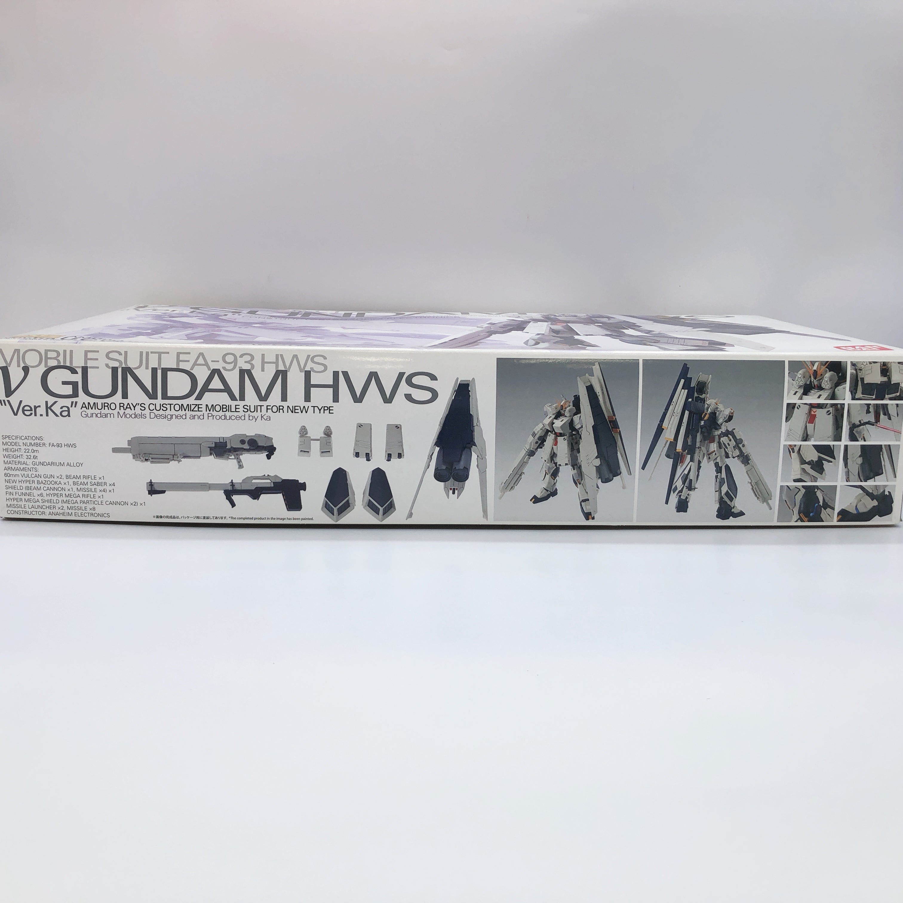 MG 1/100 FA-93 HWS Nu Gundam HWS Ver.Ka Model Kit Premium Bandai from Japan NEW