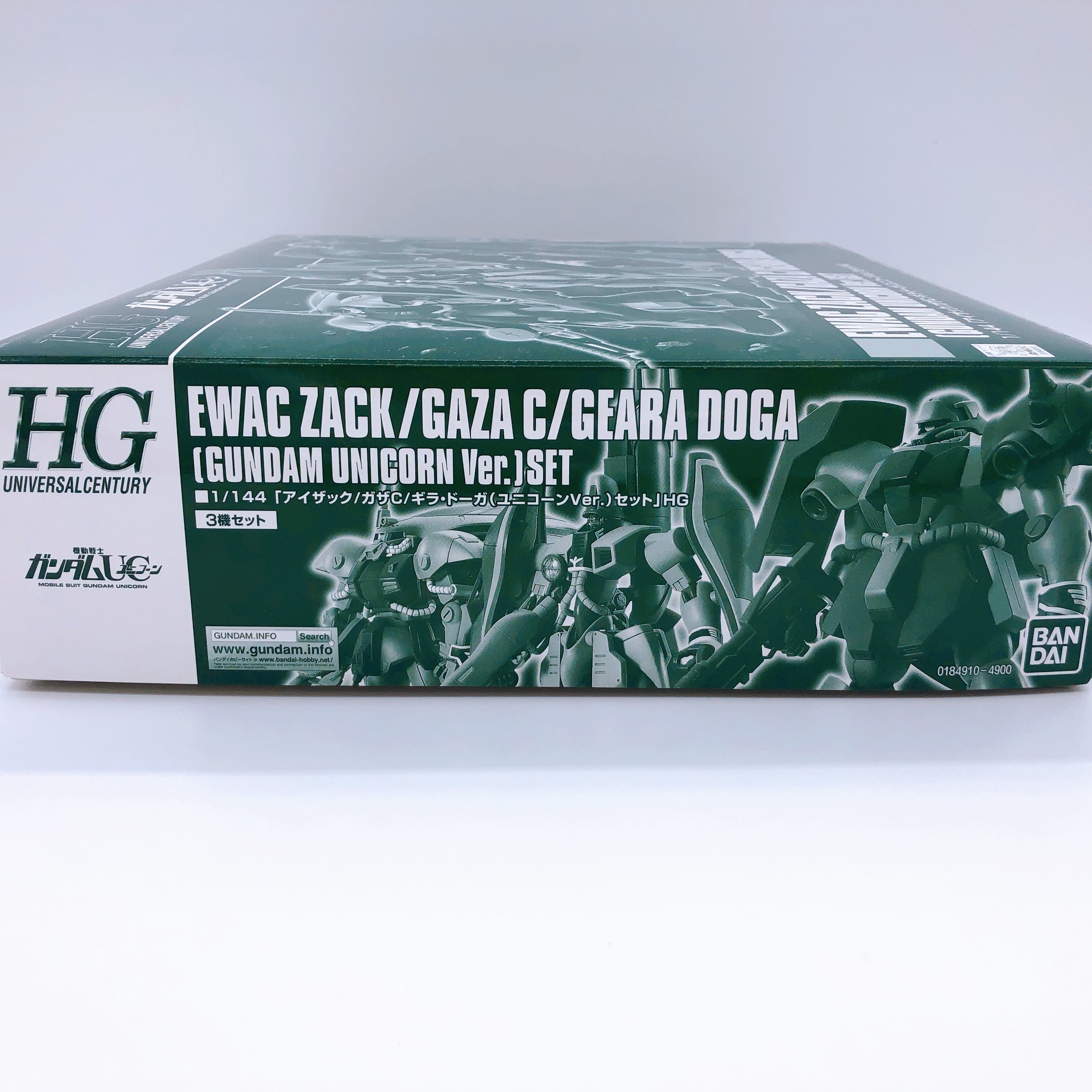 HGUC 1/144 EWAC ZACK/GAZA C/GEARA DOGA Gundam Unicorn Ver Set Kit Prem