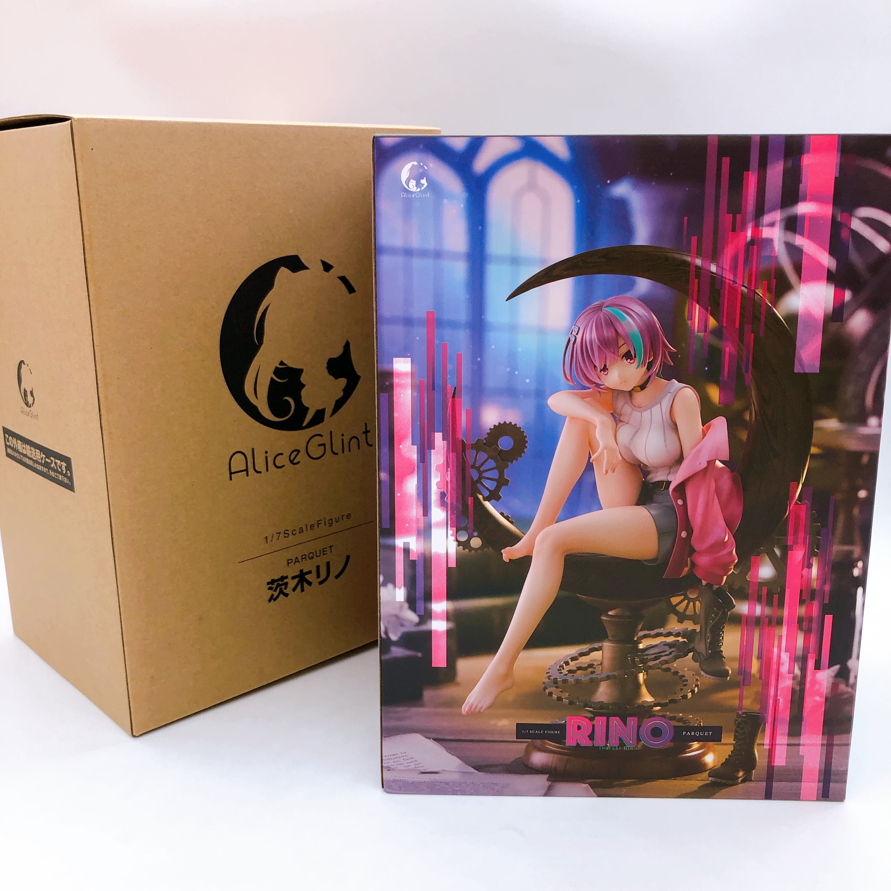 Parquet Rino Ibaraki 1/7 Scale Figure Alice Glint Japan AUTHENTIC Yuzusoft New