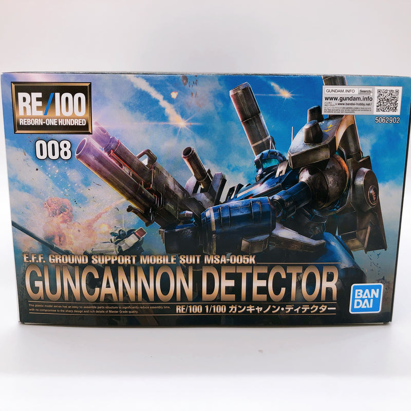 RE 1/100 MSA-005K Guncannon Detector Gunpla Model Kit Bandai Japan NEW FASTSHIP