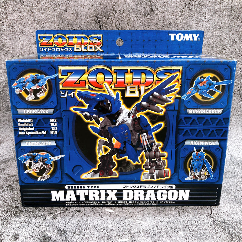 ZOIDS Blox Matrix Dragon Dragon Type 1/72 Scale Model Kit Tomy Japan FASTSHIP