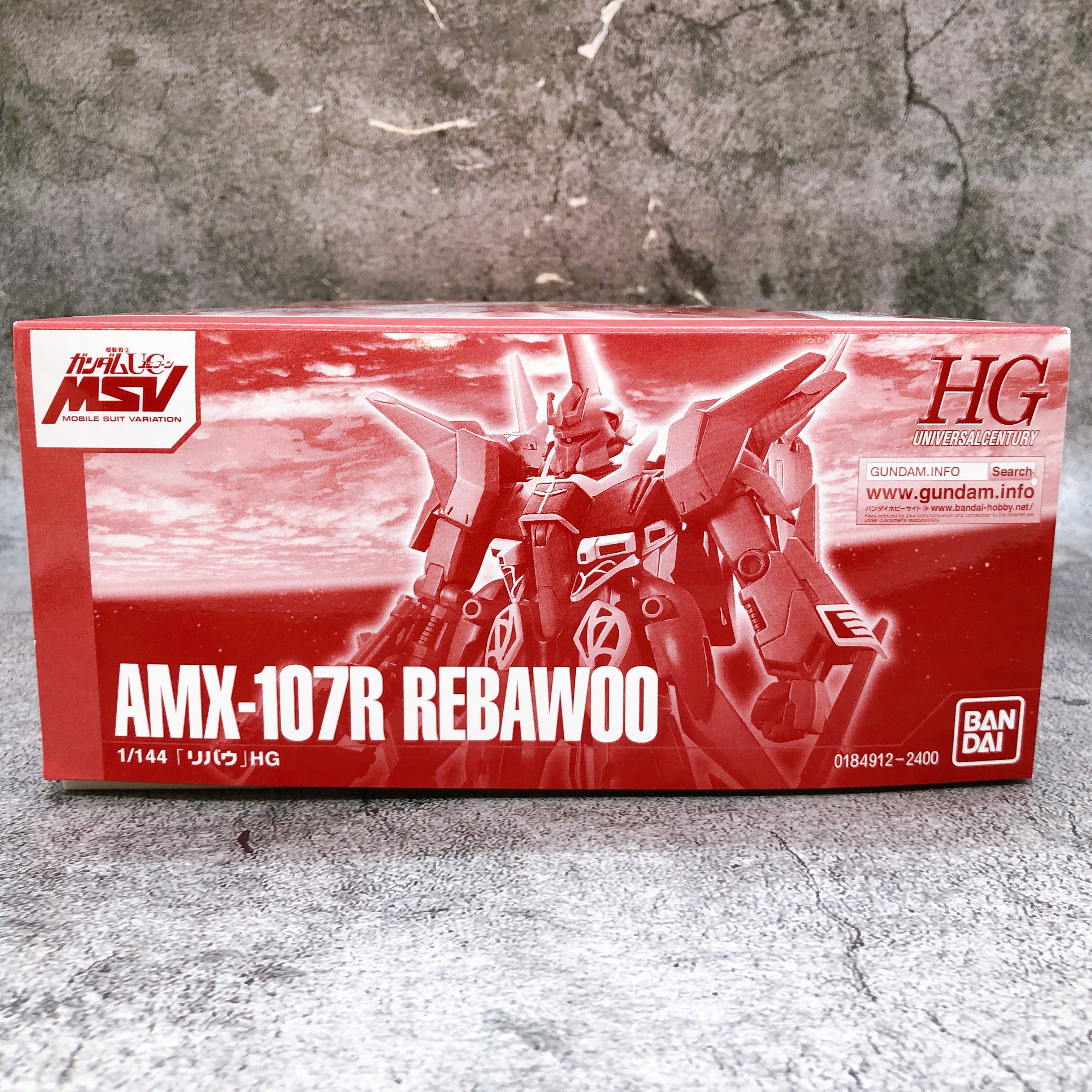 HGUC 1/144 Rebawoo AMX-107R Gundam Unicorn MSV Kit Premium Bandai from Japan NEW