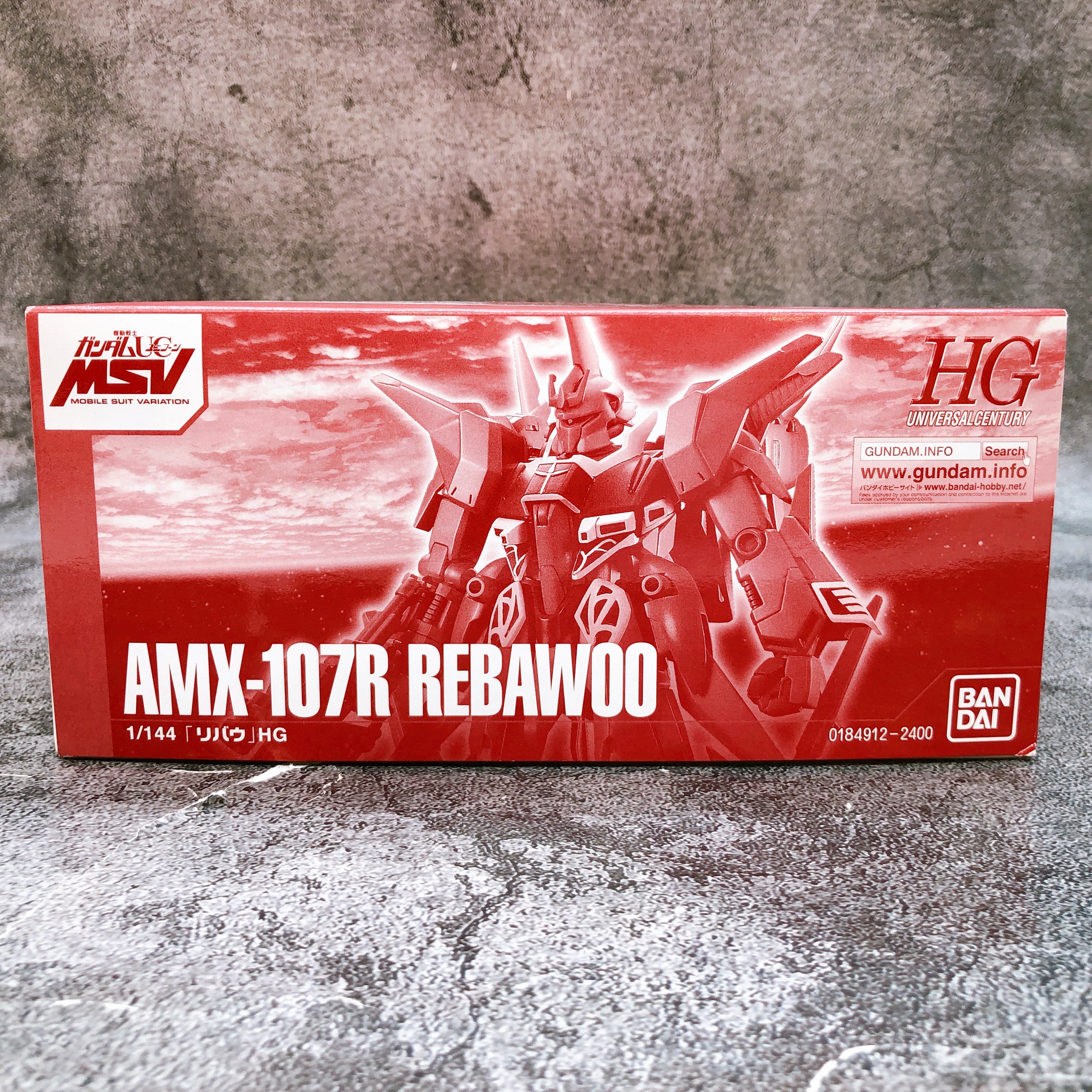 HGUC 1/144 Rebawoo AMX-107R Gundam Unicorn MSV Kit 15+ Premium Bandai Japan NEW