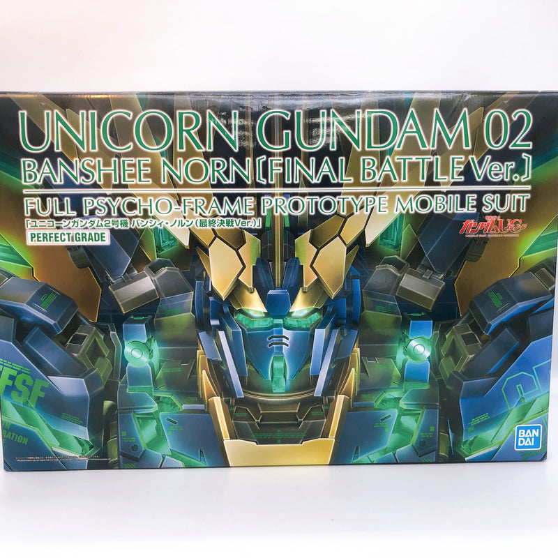 PG 1/60 Unicorn Gundam 02 Banshee Norn Final Battle Ver. Model Kit Bandai NEW