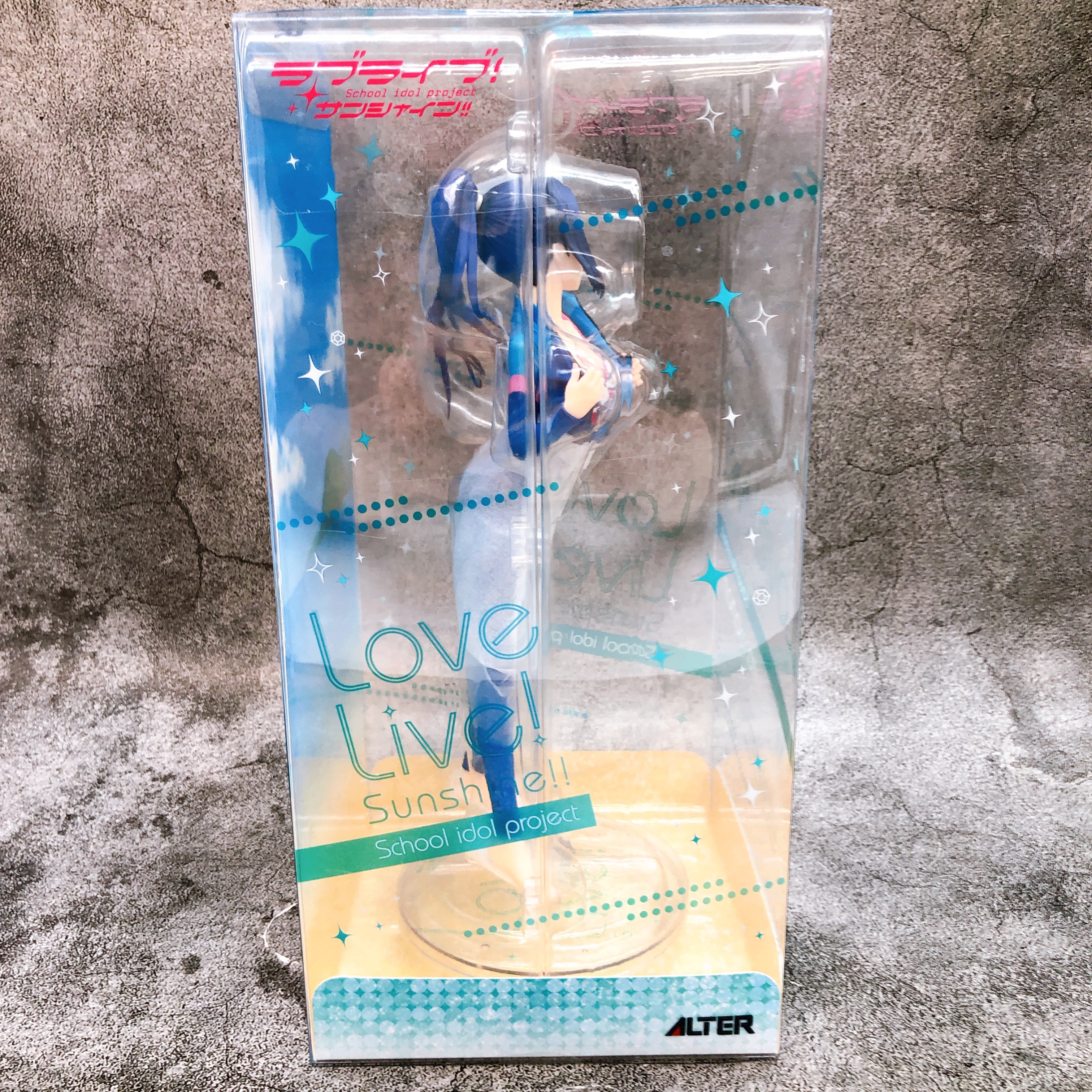 【未使用】ラブライブサンシャイン　お風呂桶　桶　湯桶　風呂桶　激レア llss_facetowel_sunnyocean_POP_