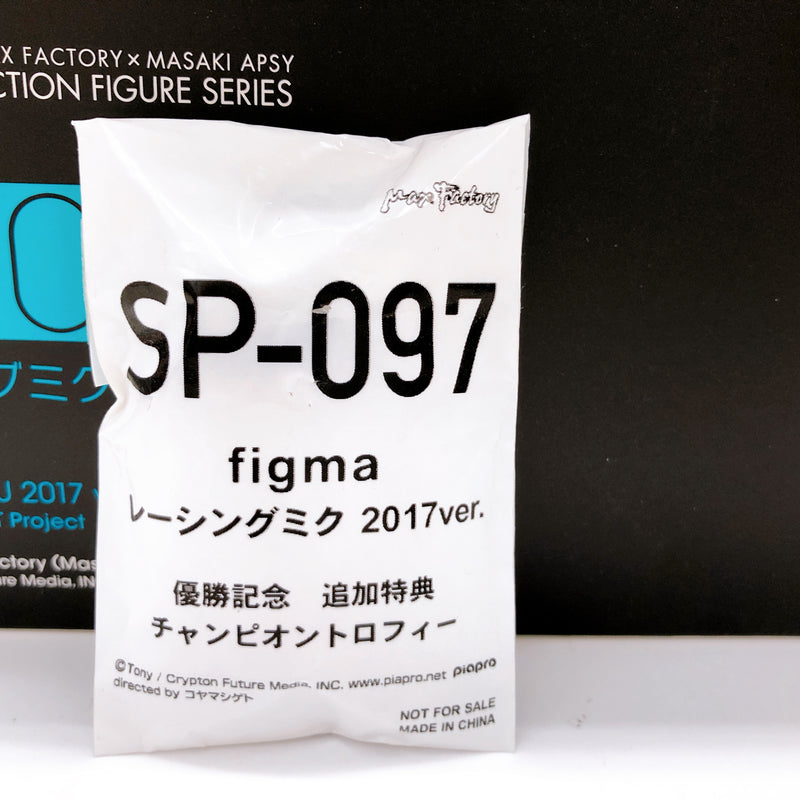 (w/Bonus) Racing Hatsune Miku 2017 ver. Figma SP-097 GT Project Figure NEW