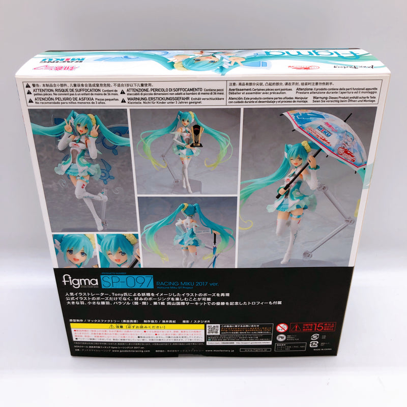 (w/Bonus) Racing Hatsune Miku 2017 ver. Figma SP-097 GT Project Figure NEW