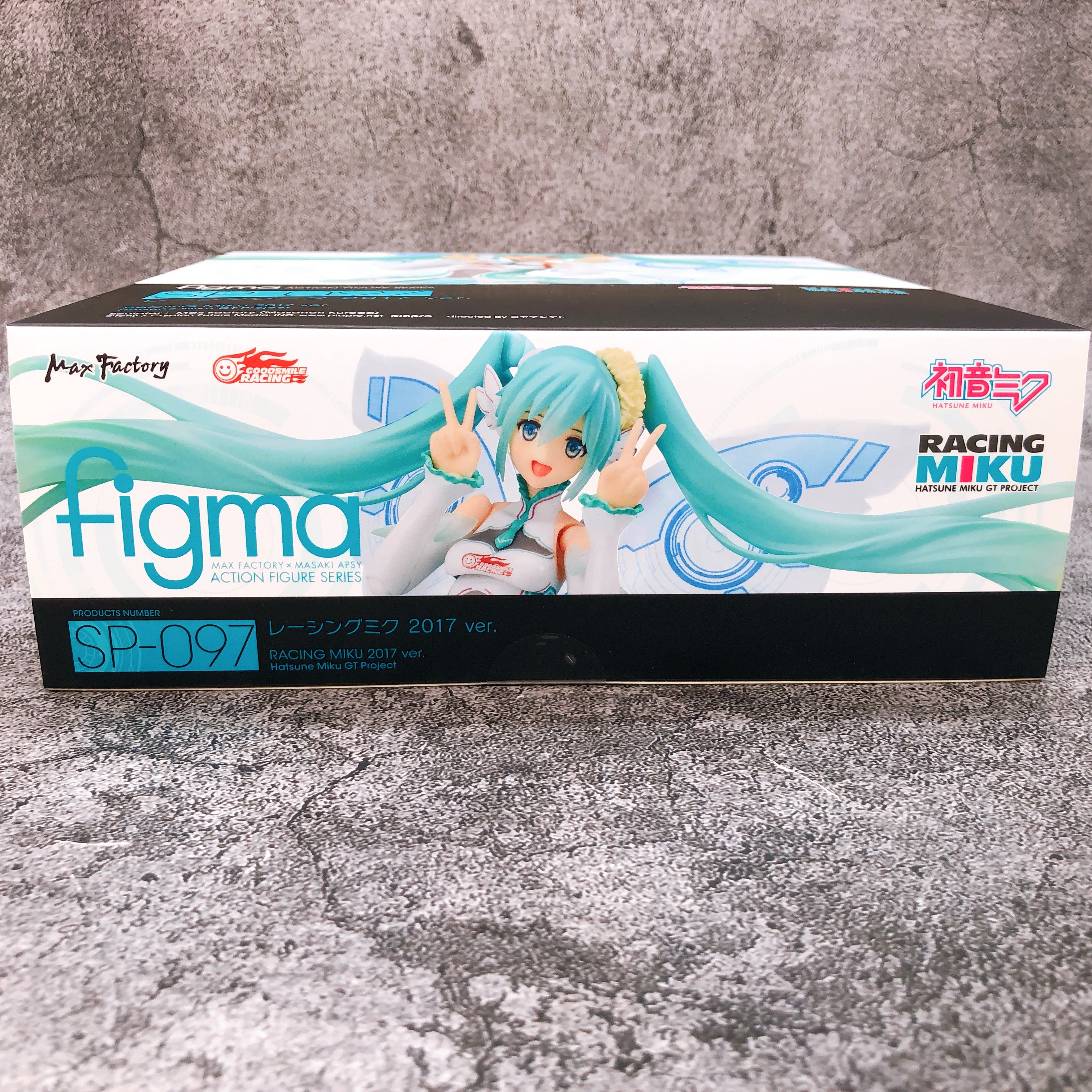 (w/Bonus) Hatsune Miku Racing 2017 ver. GT Project Figma SP-097 Action Figure