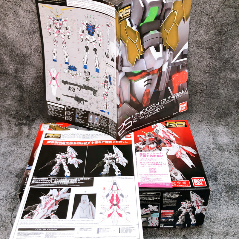 RG 1/144 Unicorn Gundam Bande Dessinee Ver Limited Model Kit Bandai Japan NEW