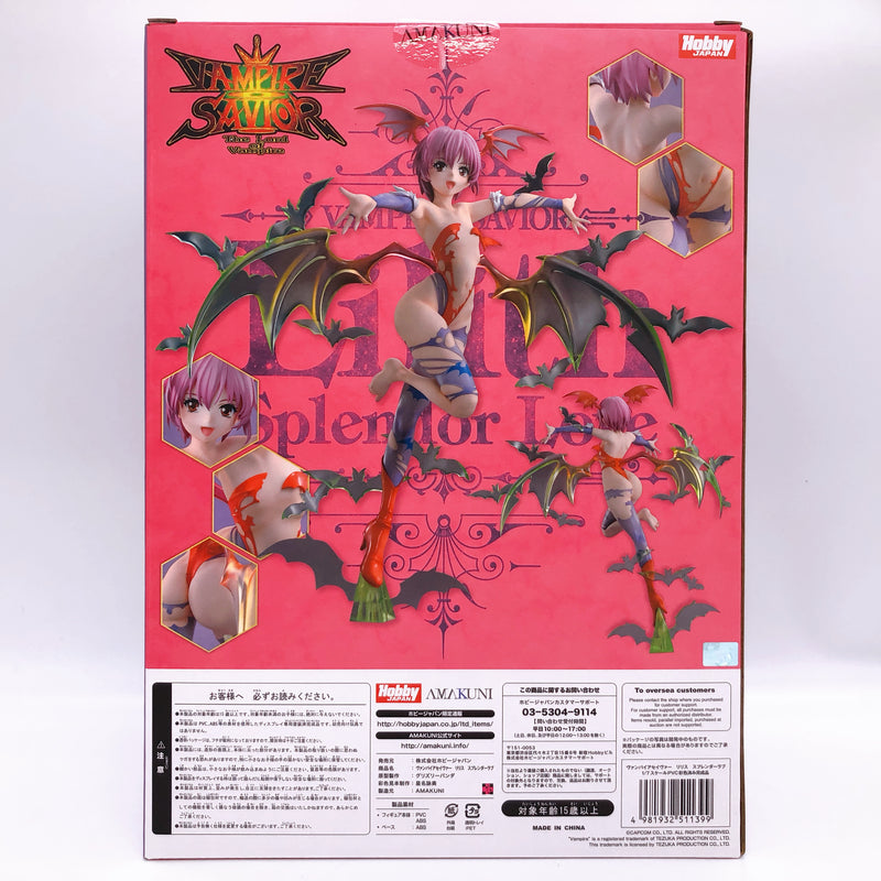 AMAKUNI Vampire Savior Lilith Splendor Love PVC Figure Hobby Japan NEW