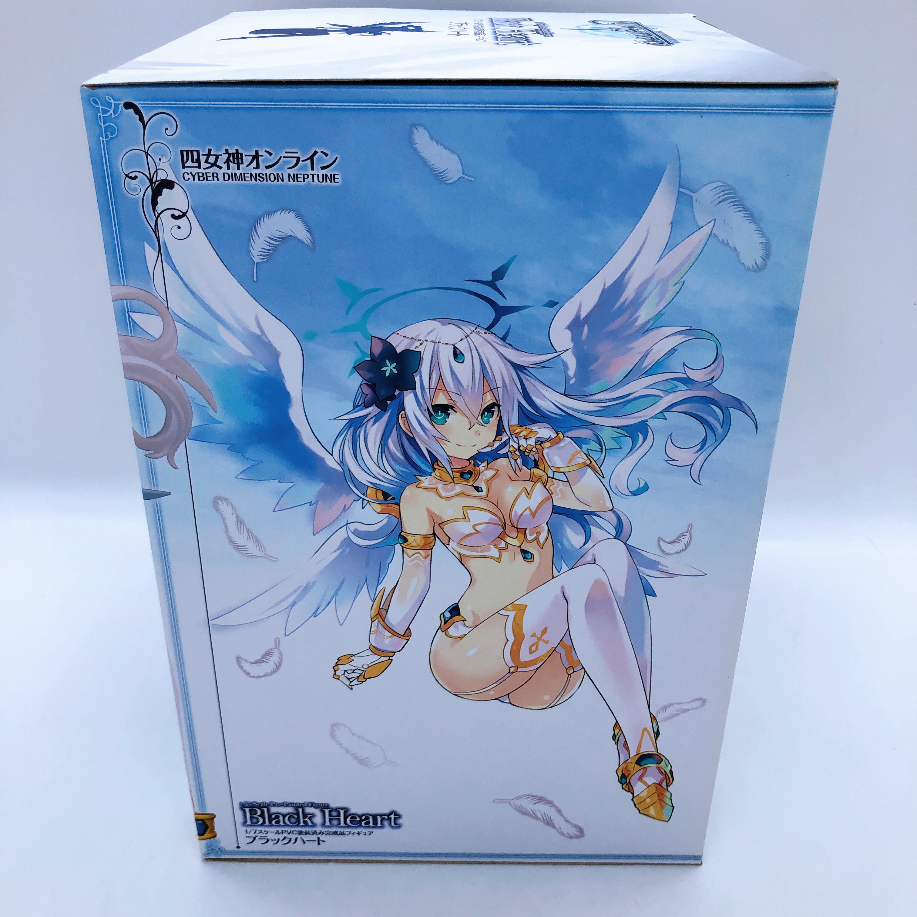 4 Goddesses Online Black Heart 1/7 Normal Ver Cyber Dimension Neptune Figure NEW