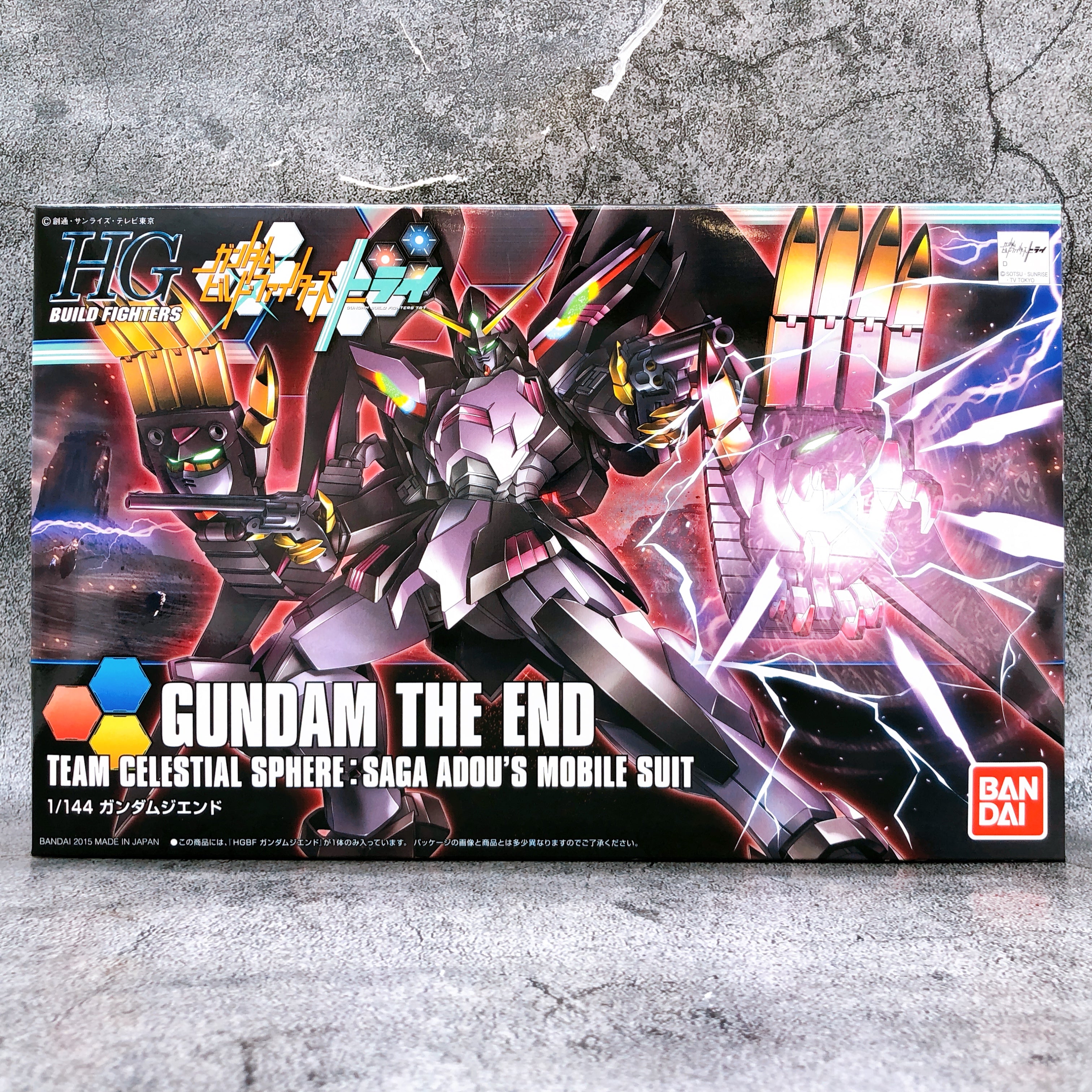 HGBF 1/144 Gundam THE END Gundam Build Fighters Try Model Kit Bandai from Japan