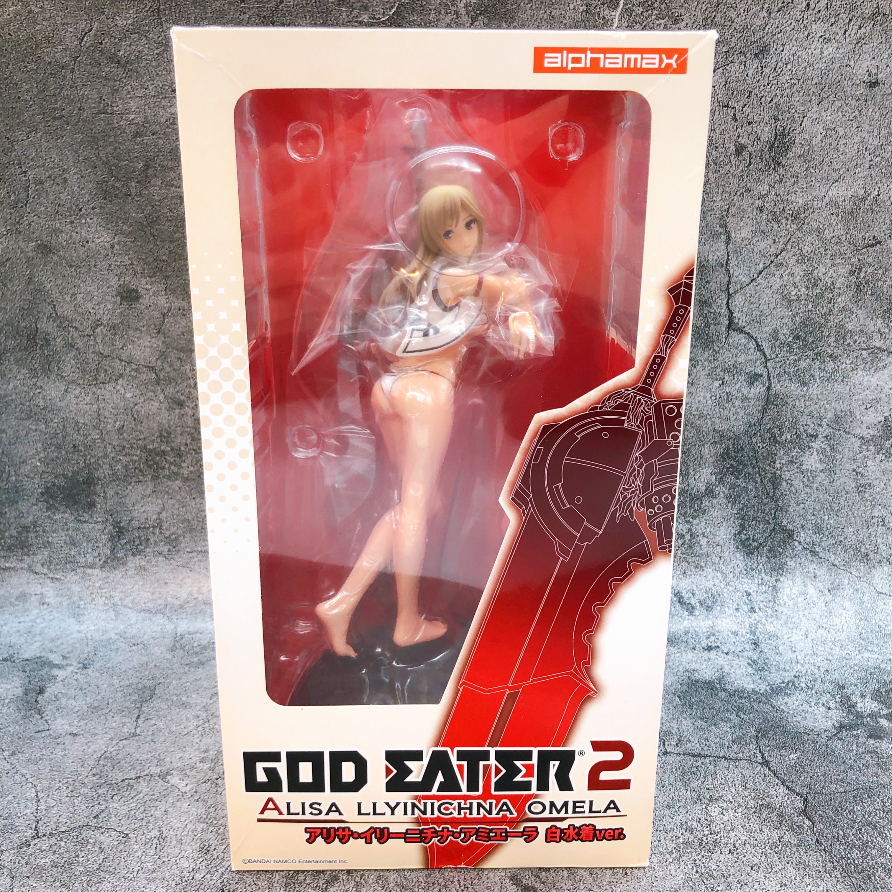 God Eater Alisa Ilinichina Amiella White Swimsuit Ver. 1/8 Scale Figure Alphamax