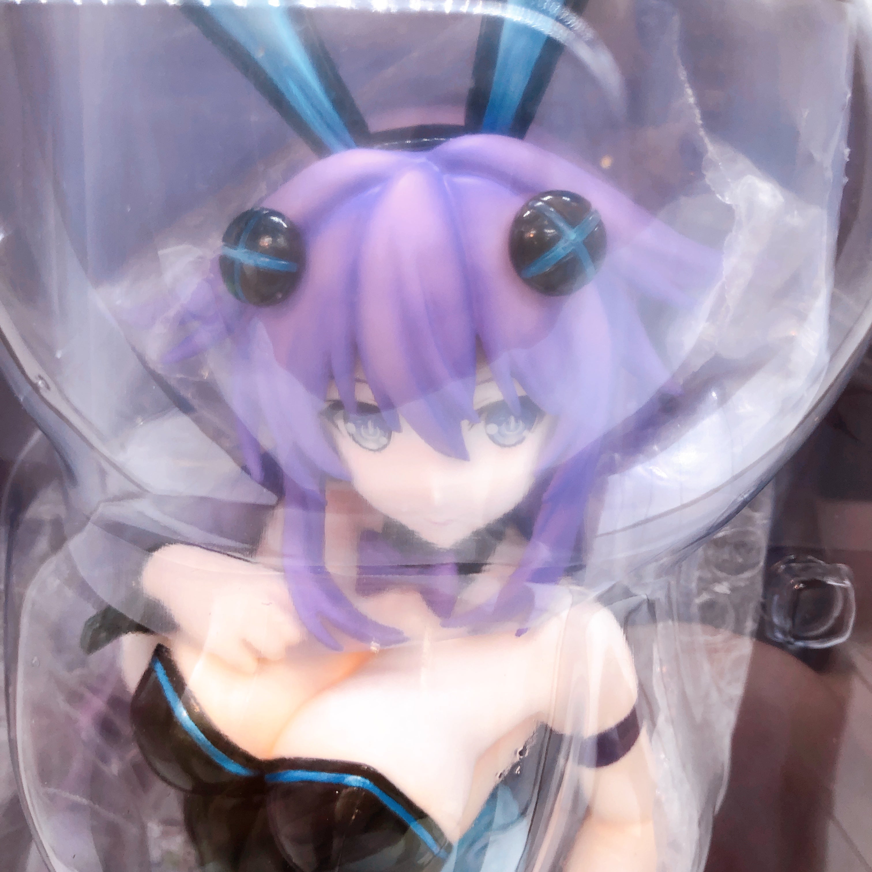 Hyperdimension Neptunia Purple Heart Bunny Ver. 1/4 Figure FREEing Japan Sealed