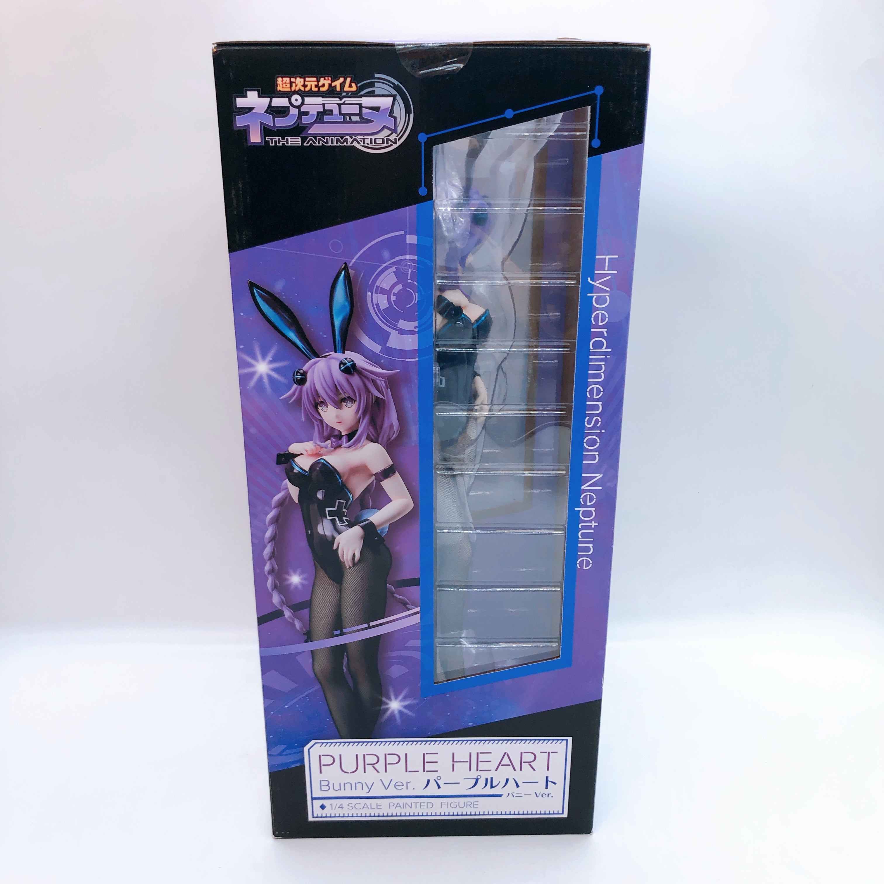 Hyperdimension Neptunia Purple Heart Bunny Ver. 1/4 Figure FREEing Japan Sealed
