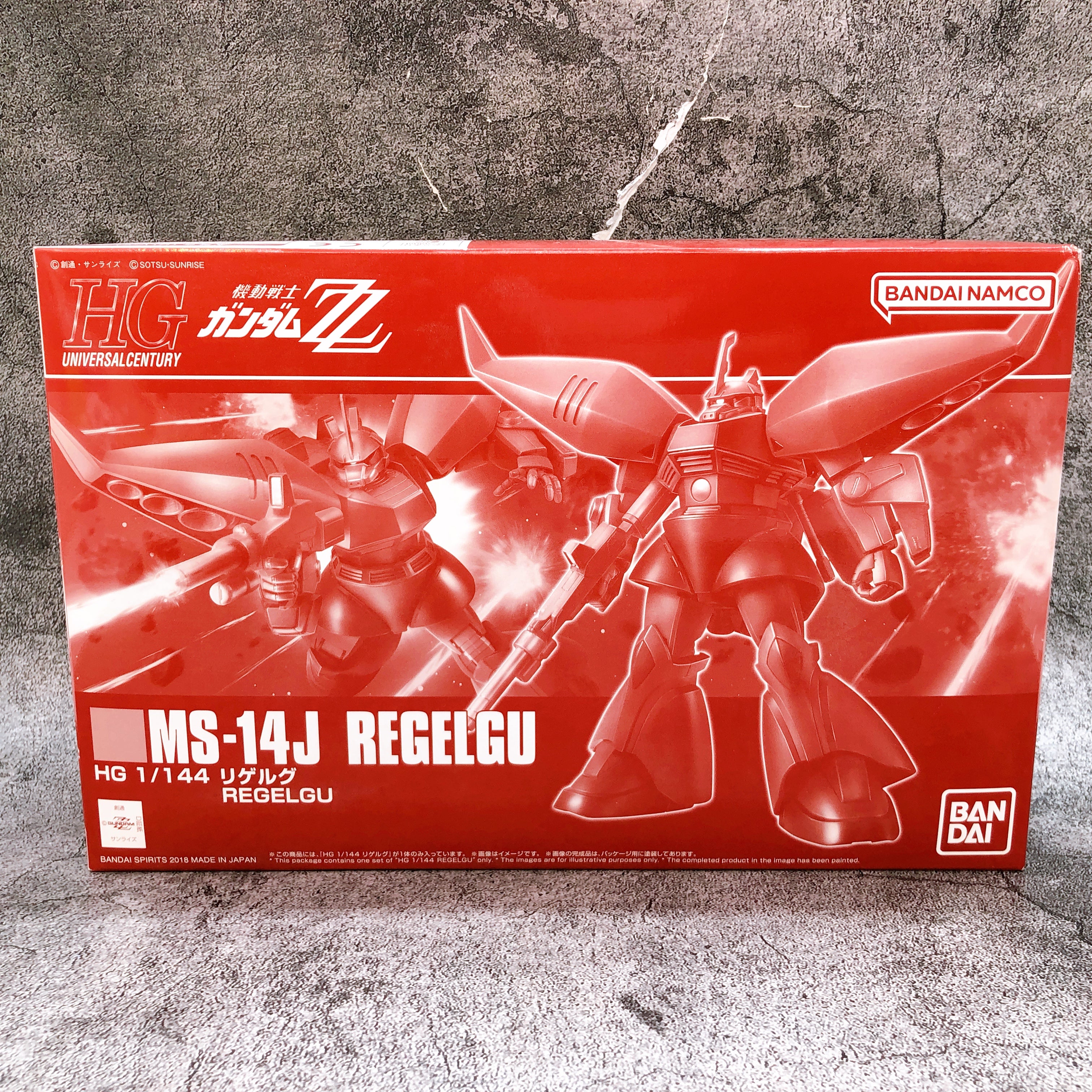 HGUC 1/144 Regelgu MS-14J Gundam ZZ Model Kit Premium Bandai Japan NEW FASTSHIP