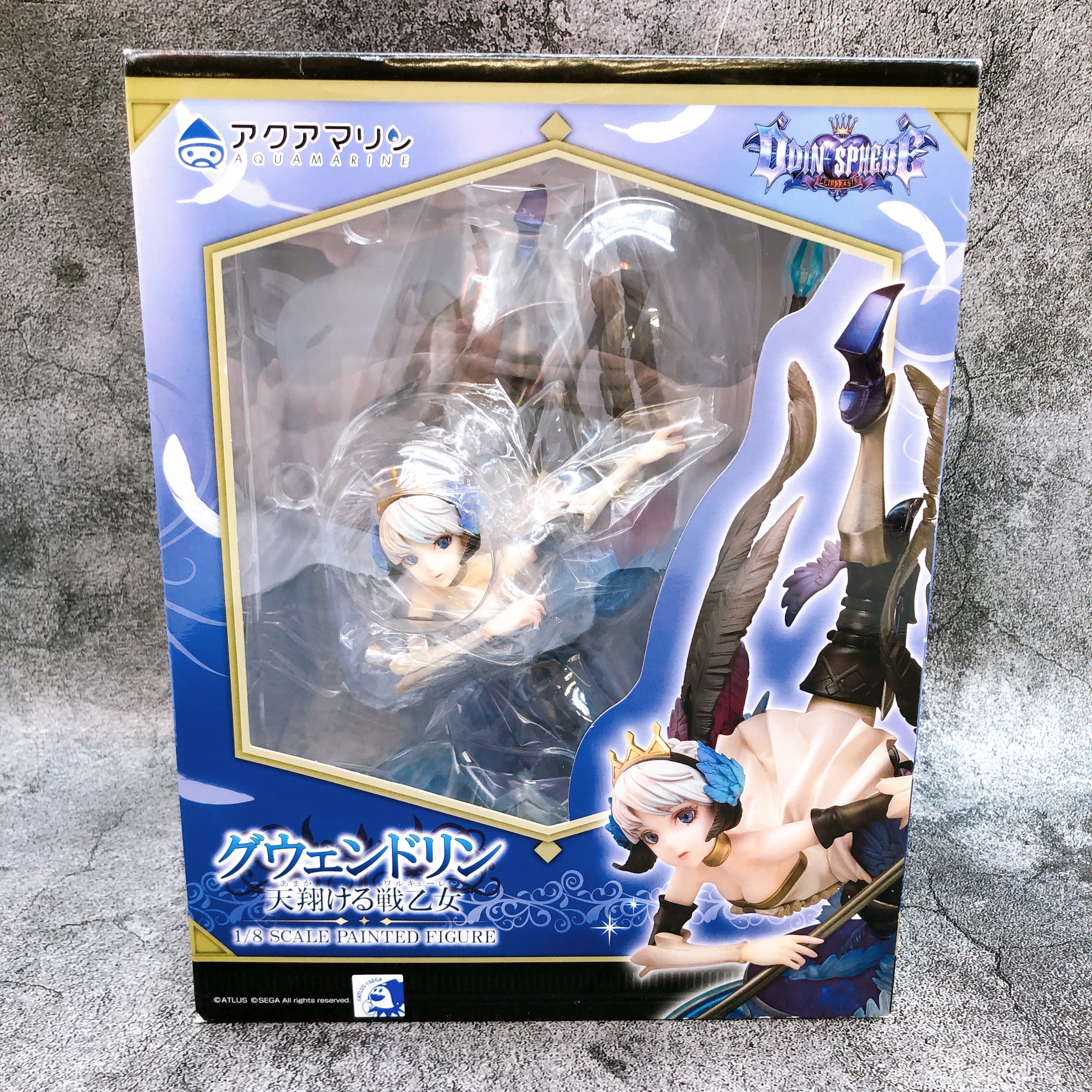 Odin Sphere Gwendolyn Valkyrie 1/8 Scale Figure Aquamarine Japan AUTHENTIC