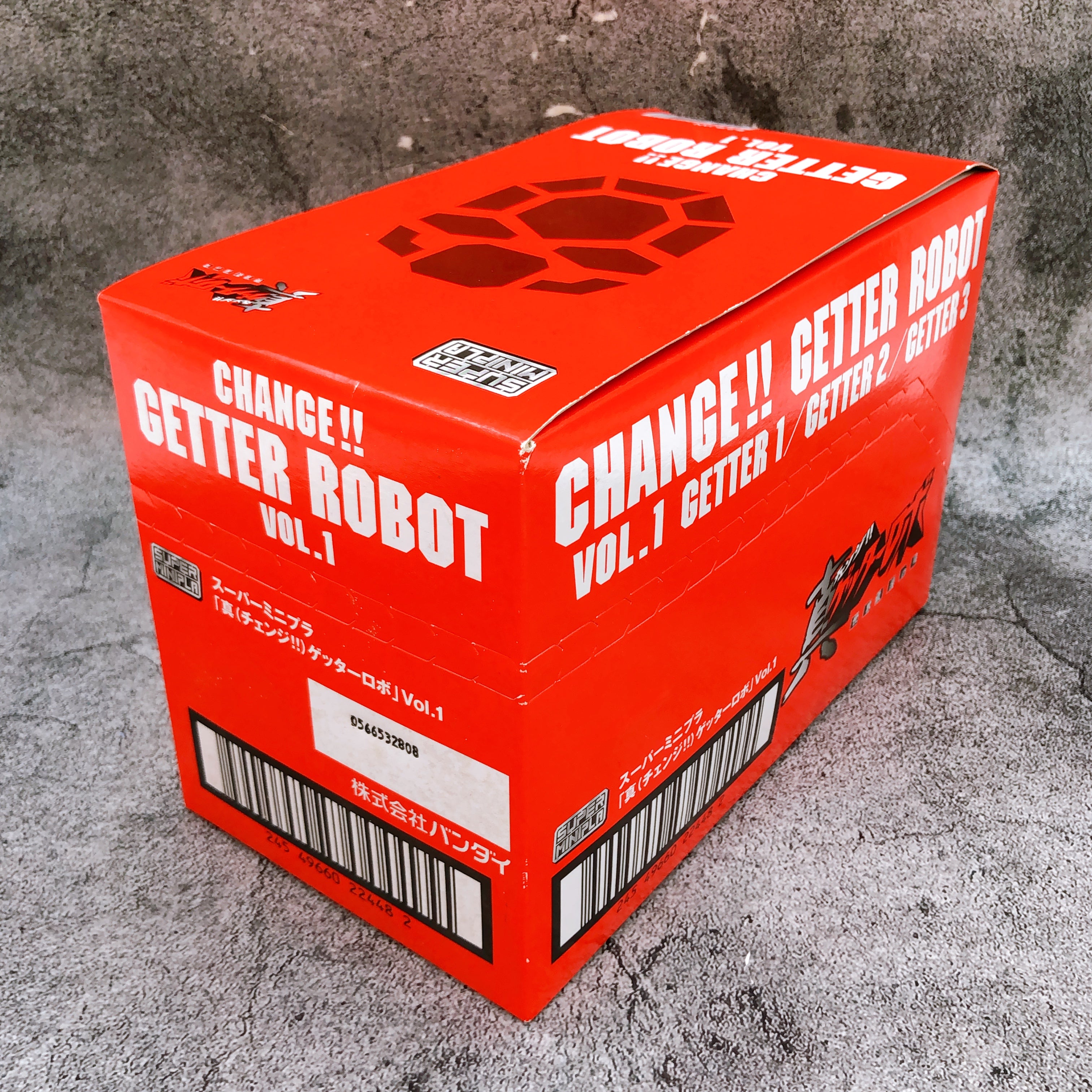 Super Minipla Getter Robo Vol.1 Box Complete Set Shokugan Model Kit Bandai Japan