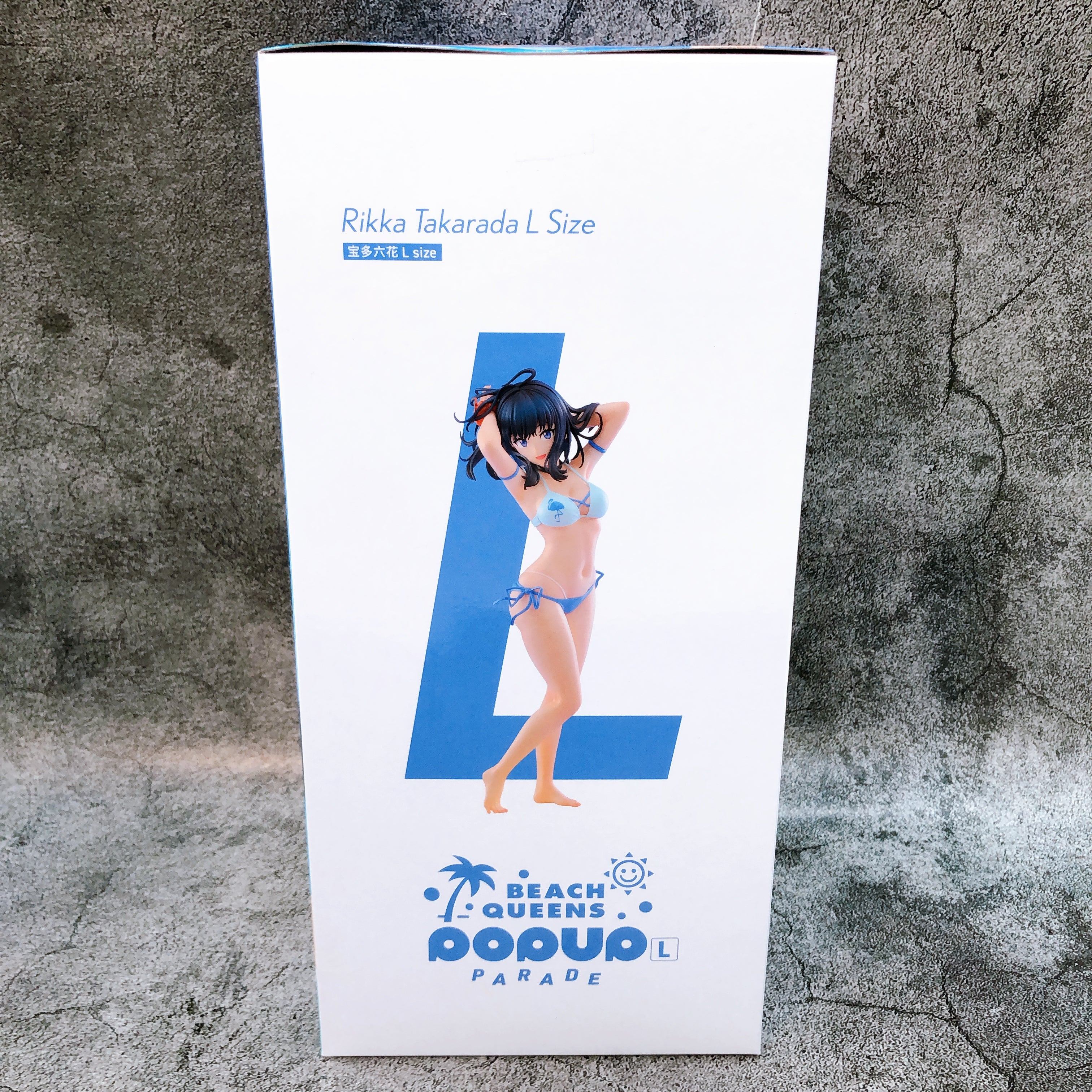 POP UP PARADE BEACH QUEENS Rikka Takarada L Size Gridman Figure Wave Sealed NEW
