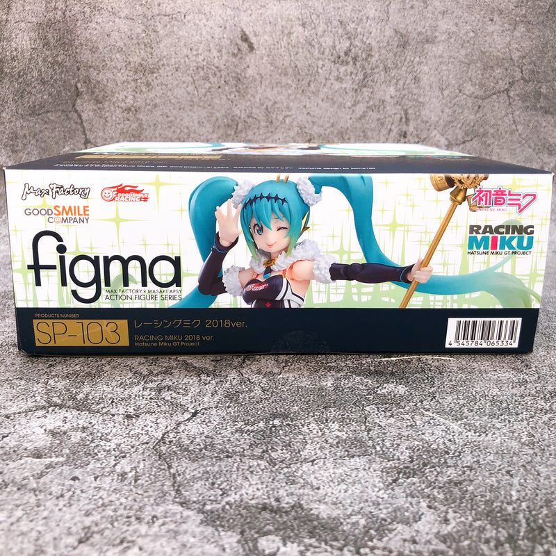 Hatsune Racing Miku 2018 ver. Figma SP-103 Max Factory Action Figure Japan New