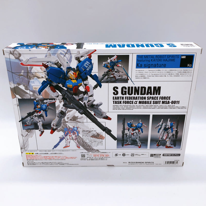 METAL ROBOT Spirits S Gundam SENTINEL Ka Signature Action Figure Bandai NEW