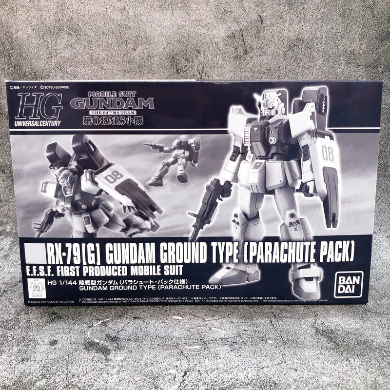 HG 1/144 Gundam Ground Type Parachute Pack Model Kit Premium Bandai Japan NEW