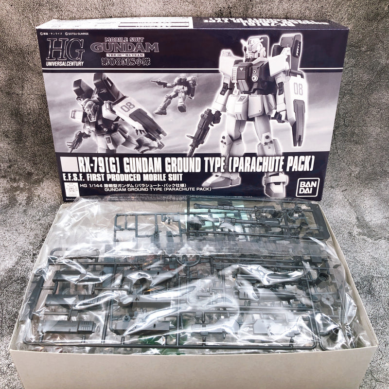 HG 1/144 Gundam Ground Type Parachute Pack Model Kit Premium Bandai Japan NEW