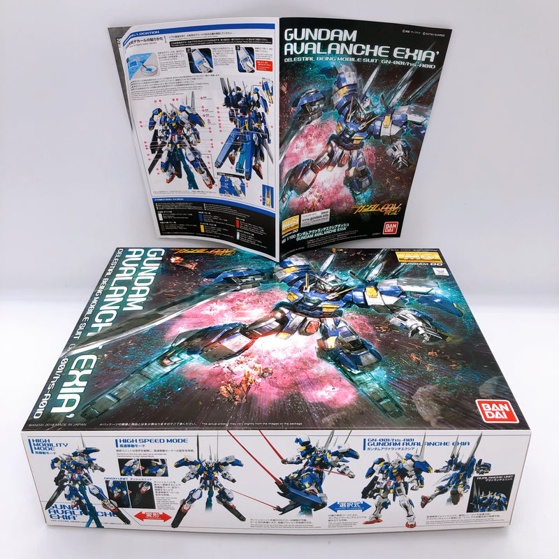 MG 1/100 Gundam Avalanche Exia Dash Gundam 00 Model Kit Premium Bandai Japan NEW