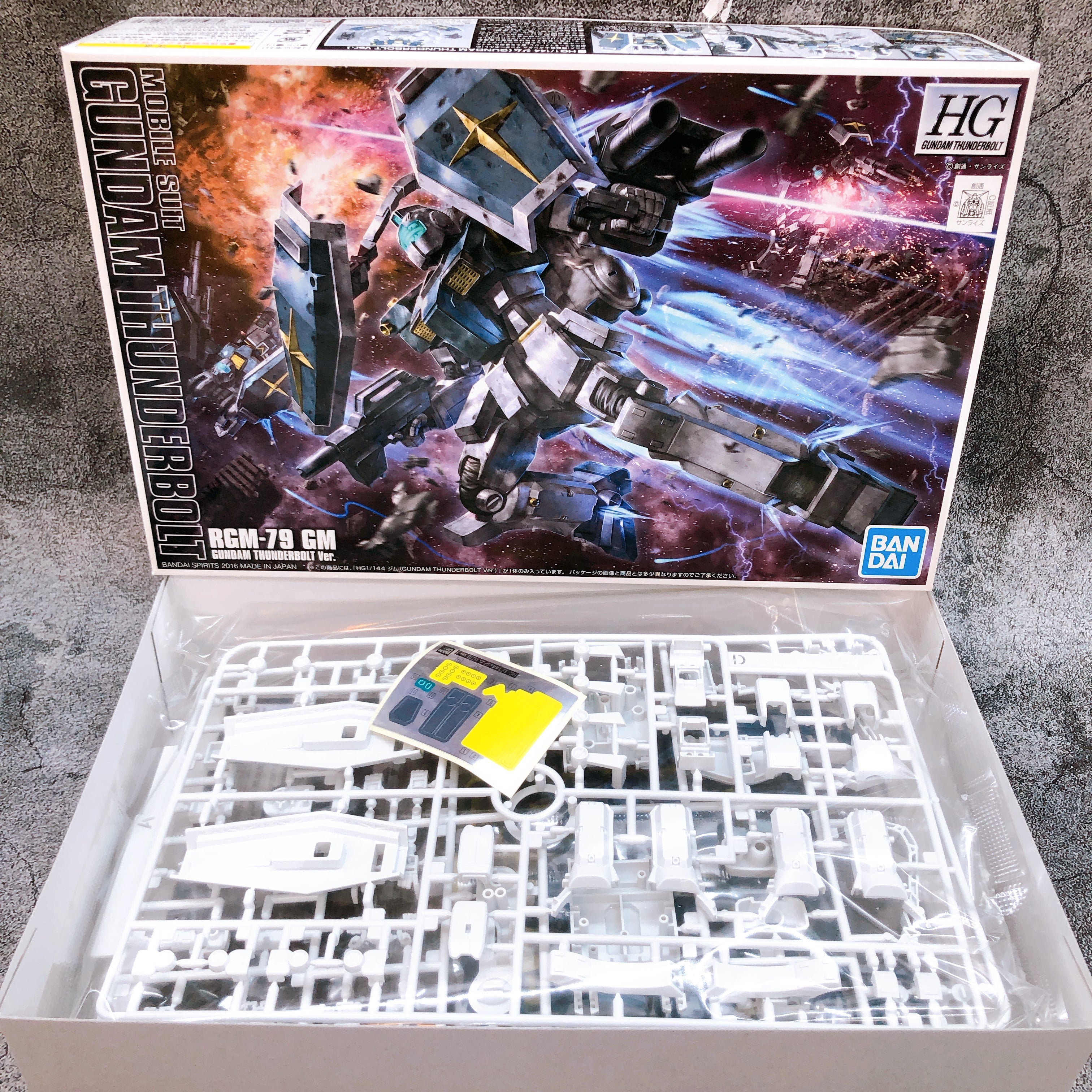 HG 1/144 GM Gundam Thunderbolt Ver RGM-79 Gunpla Model Kit Bandai from