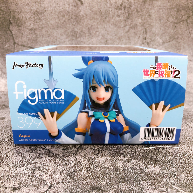 (w/Bonus) Konosuba 2 Aqua Figma 399 Action Figure Max Factory Japan NEW