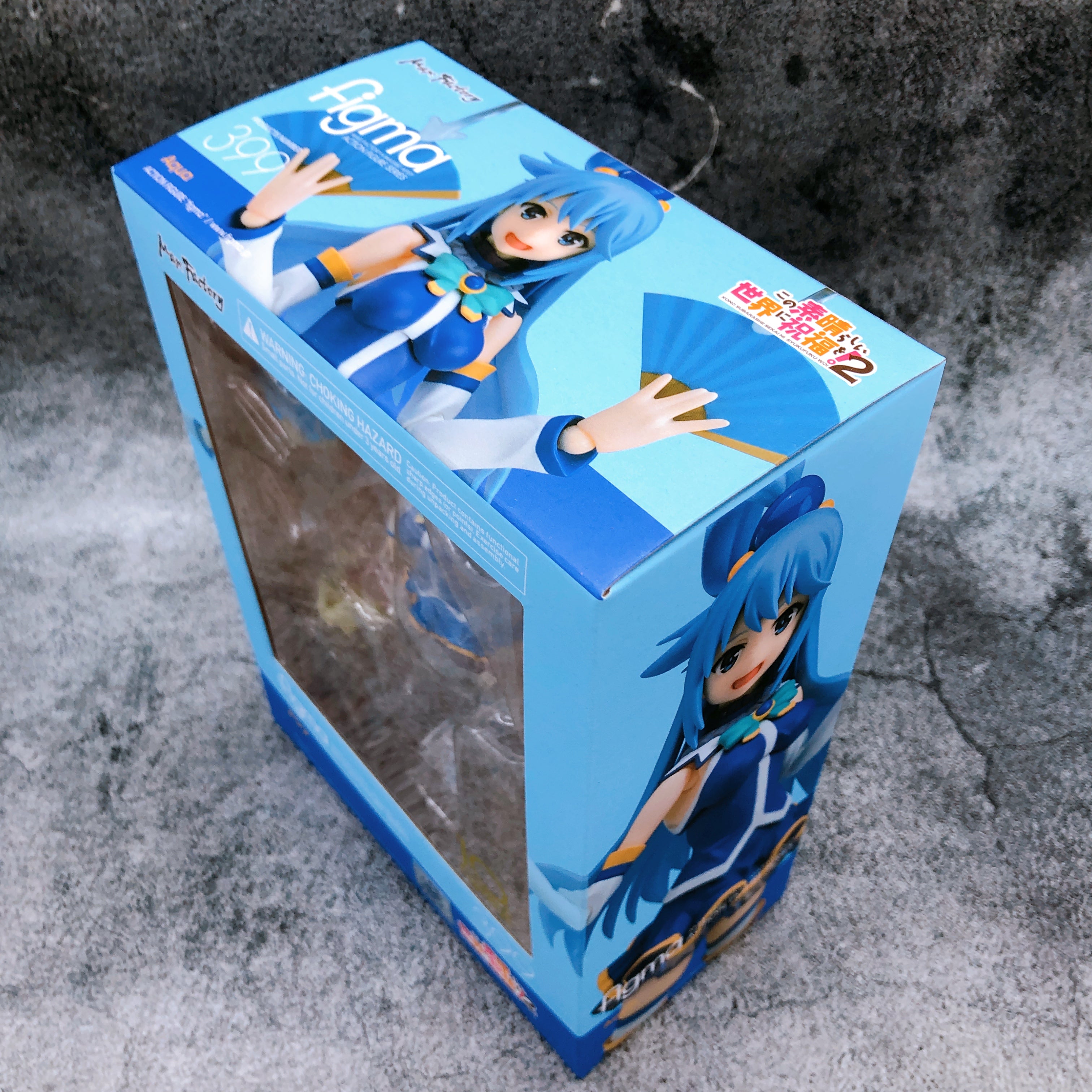w/ Bonus Face ) Konosuba 2 Aqua figma 399 Action Figure Max Factory N
