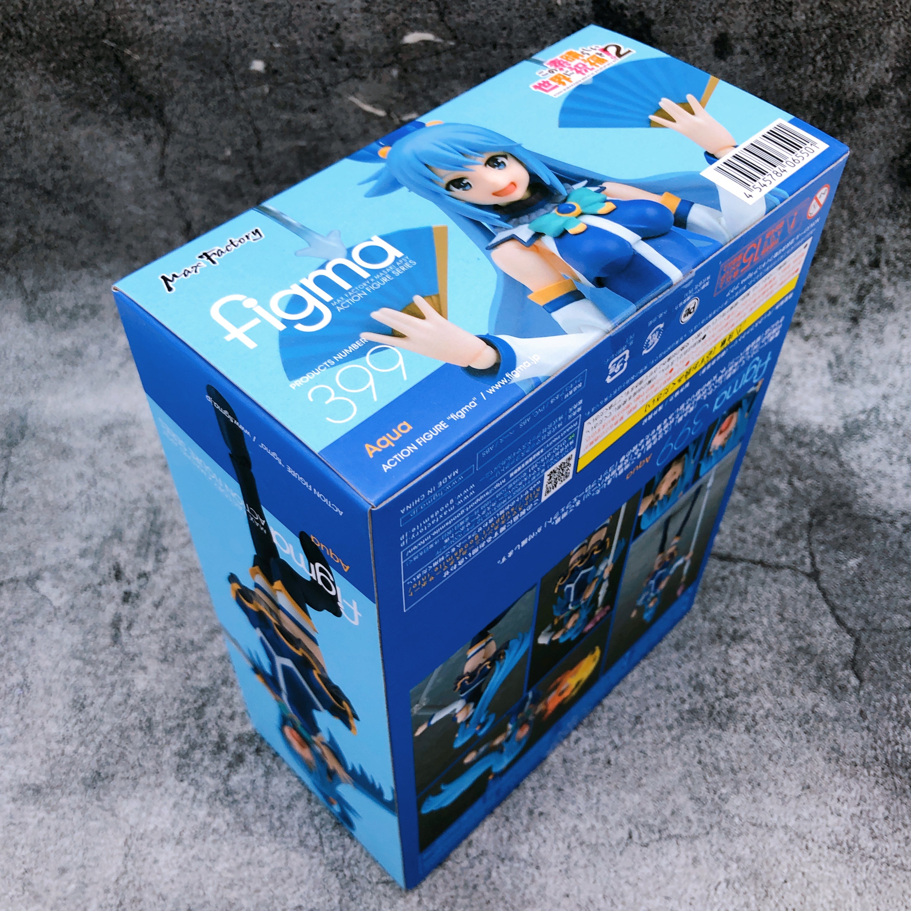 w/ Bonus Face ) Konosuba 2 Aqua figma 399 Action Figure Max Factory N