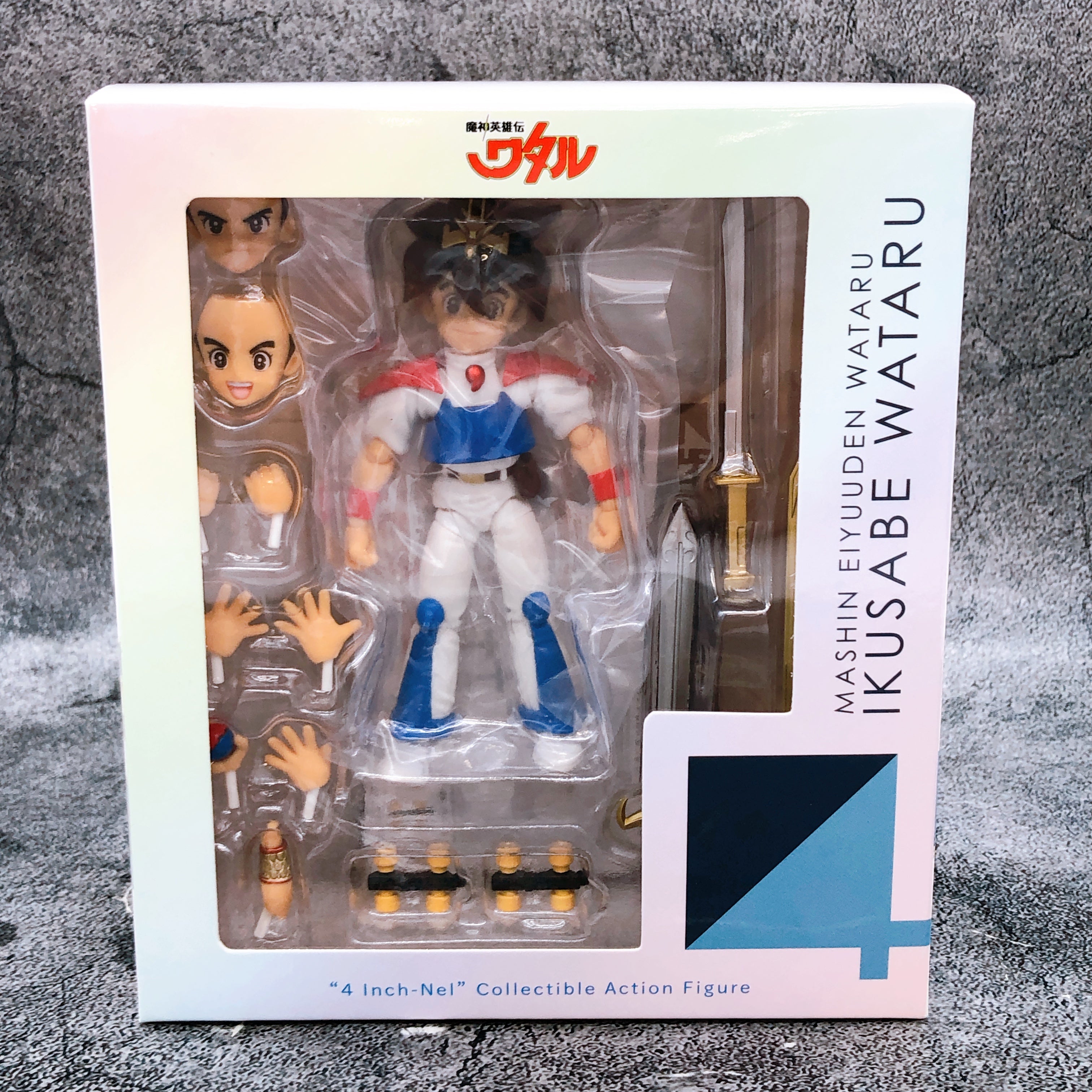 4 Inch-Nel Wataru Ikusabe Mashin Hero Wataru Sentinel Action Figure NEW