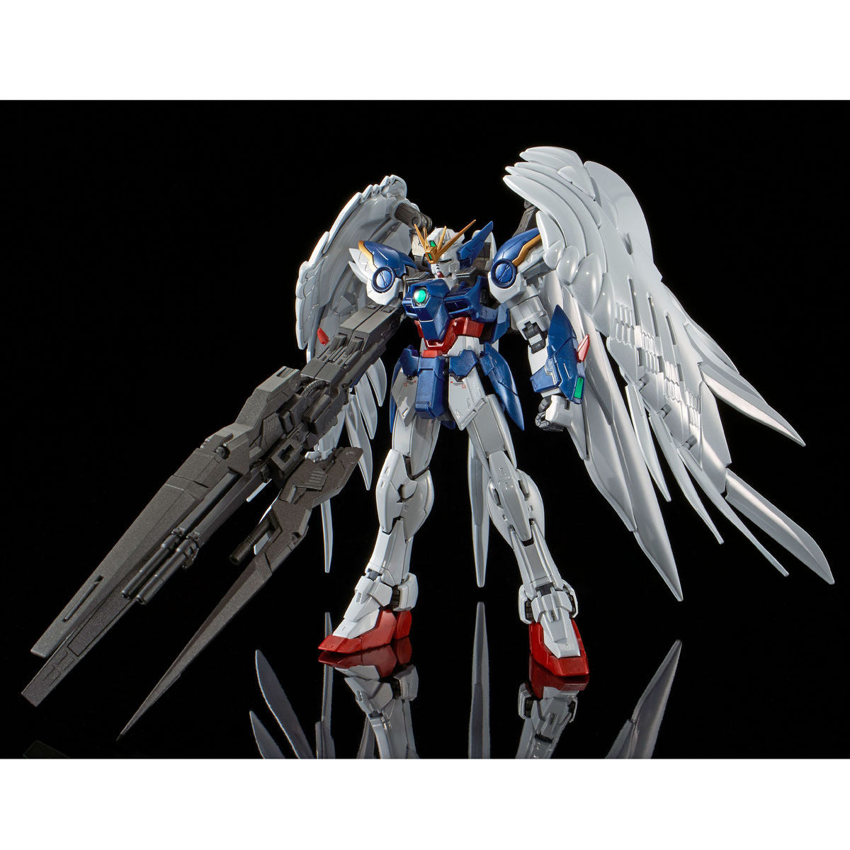 RG 1/144 Wing Gundam Zero EW & Drei Zwerg Titanium Finish Kit Premium Bandai NEW