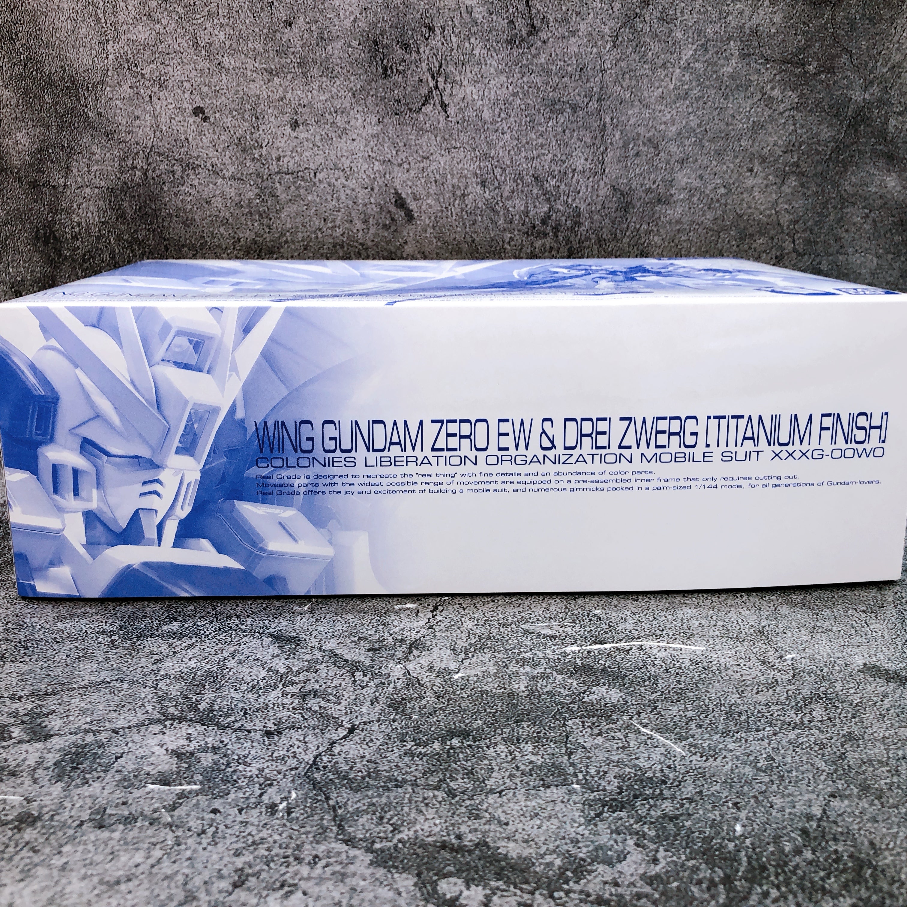 RG 1/144 Wing Gundam Zero EW & Drei Zwerg Titanium Finish Kit Premium Bandai NEW