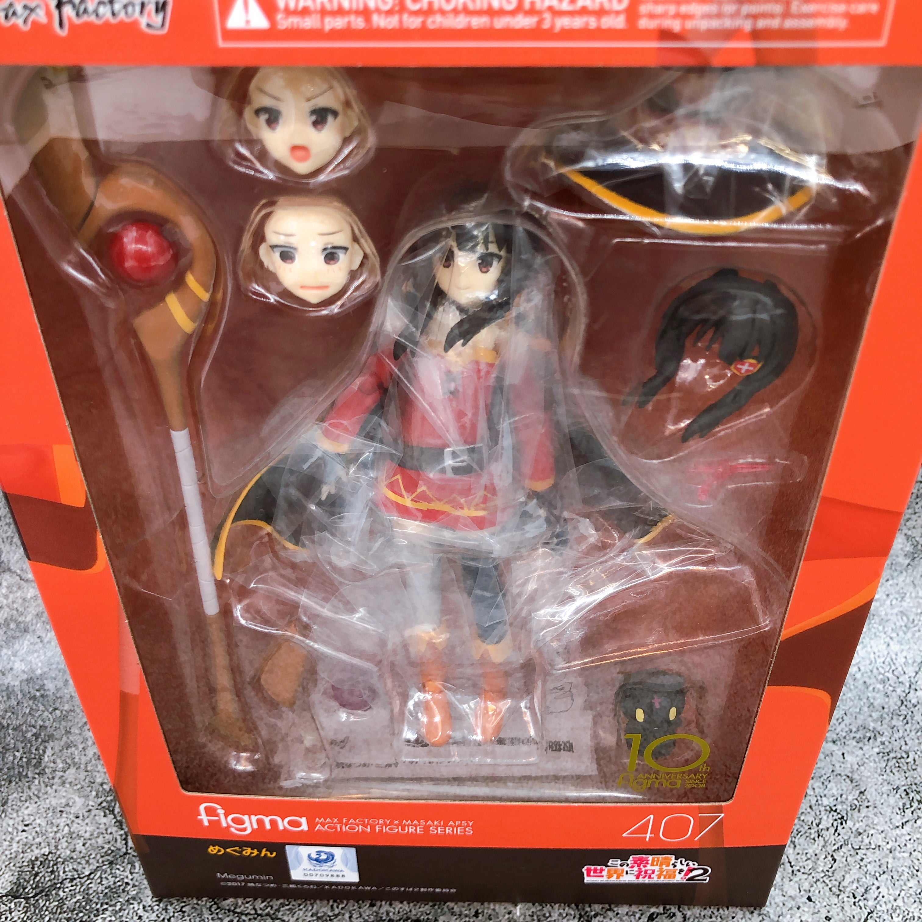 Konosuba 2 Megumin Figma 407 Action Figure Max Factory Japan NEW