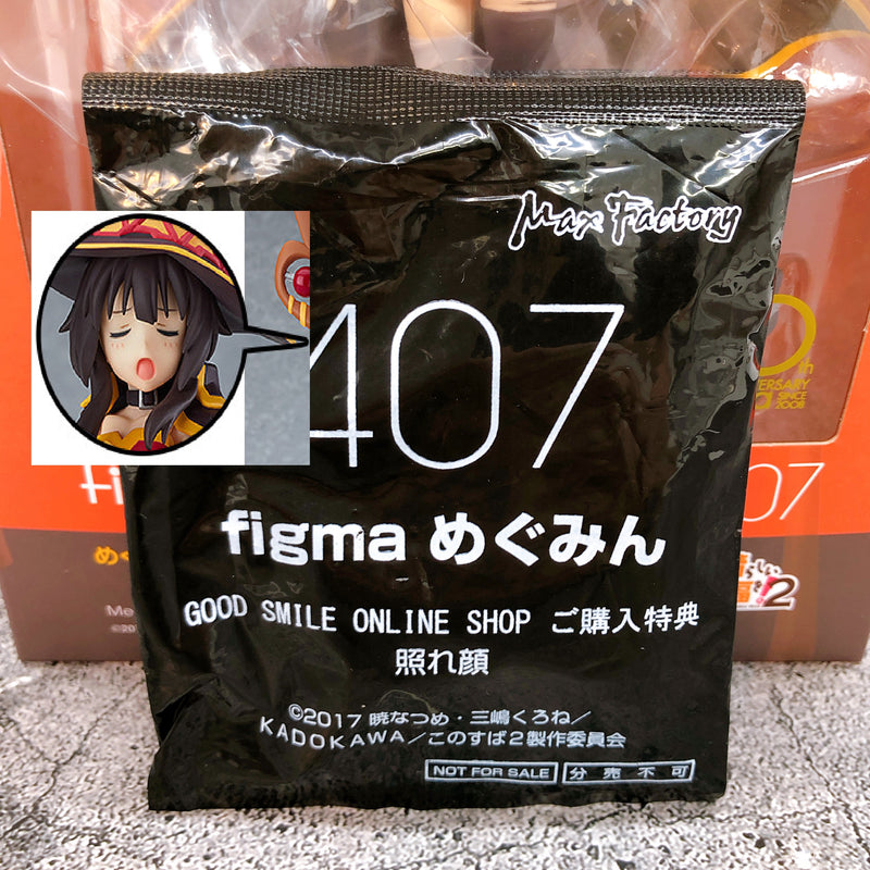 (w/Bonus) Konosuba Megumin Figma 407 Action Figure Max Factory NEW