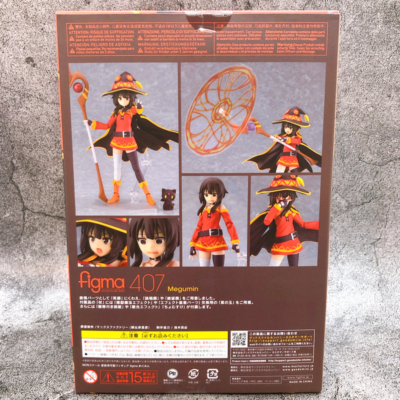 (w/Bonus) Konosuba Megumin Figma 407 Action Figure Max Factory NEW