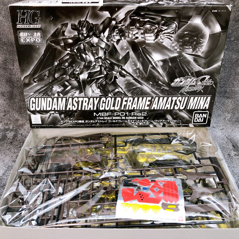 HG 1/144 Gundam Astray Gold Frame Amatsu Mina Plating frame Clear Armor Kit NEW