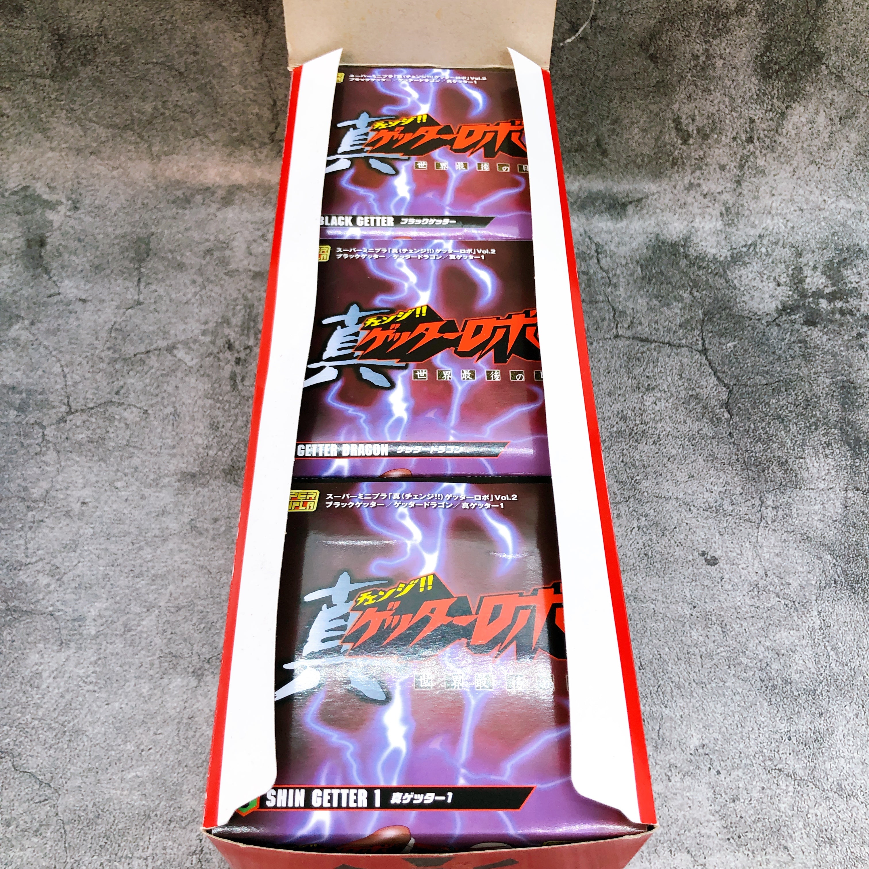 Super Minipla Getter Robo Vol.2 Box Complete Set Shokugan Model Kit Bandai Japan