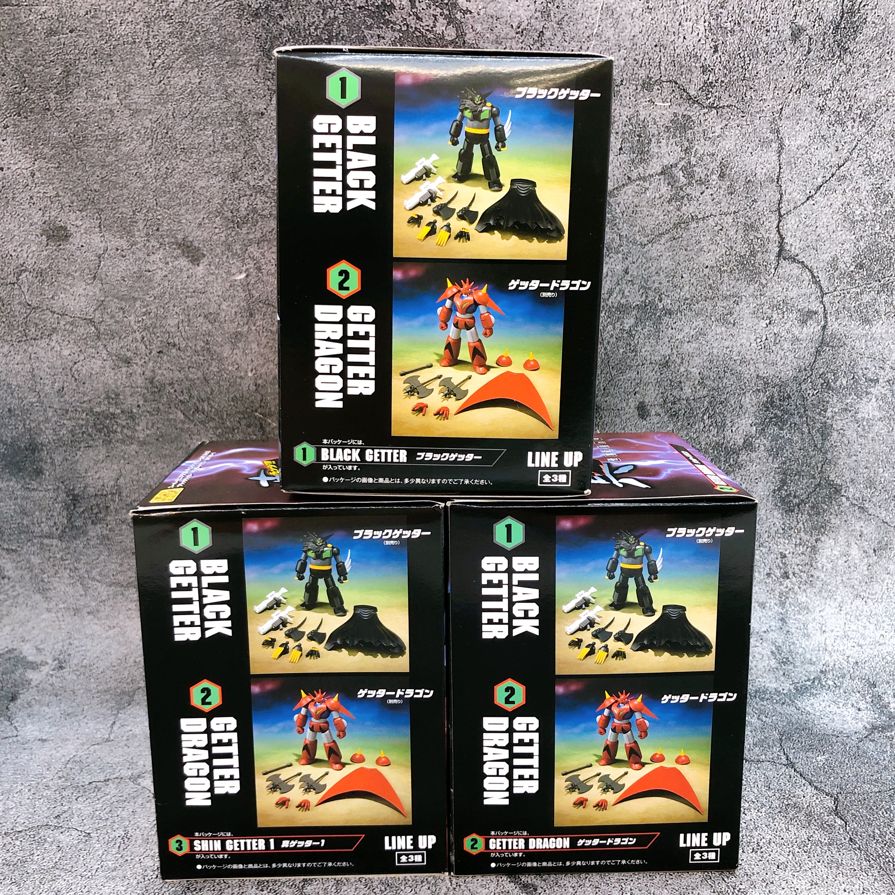 Super Minipla Getter Robo Vol.2 Box Complete Set Shokugan Model Kit Bandai Japan