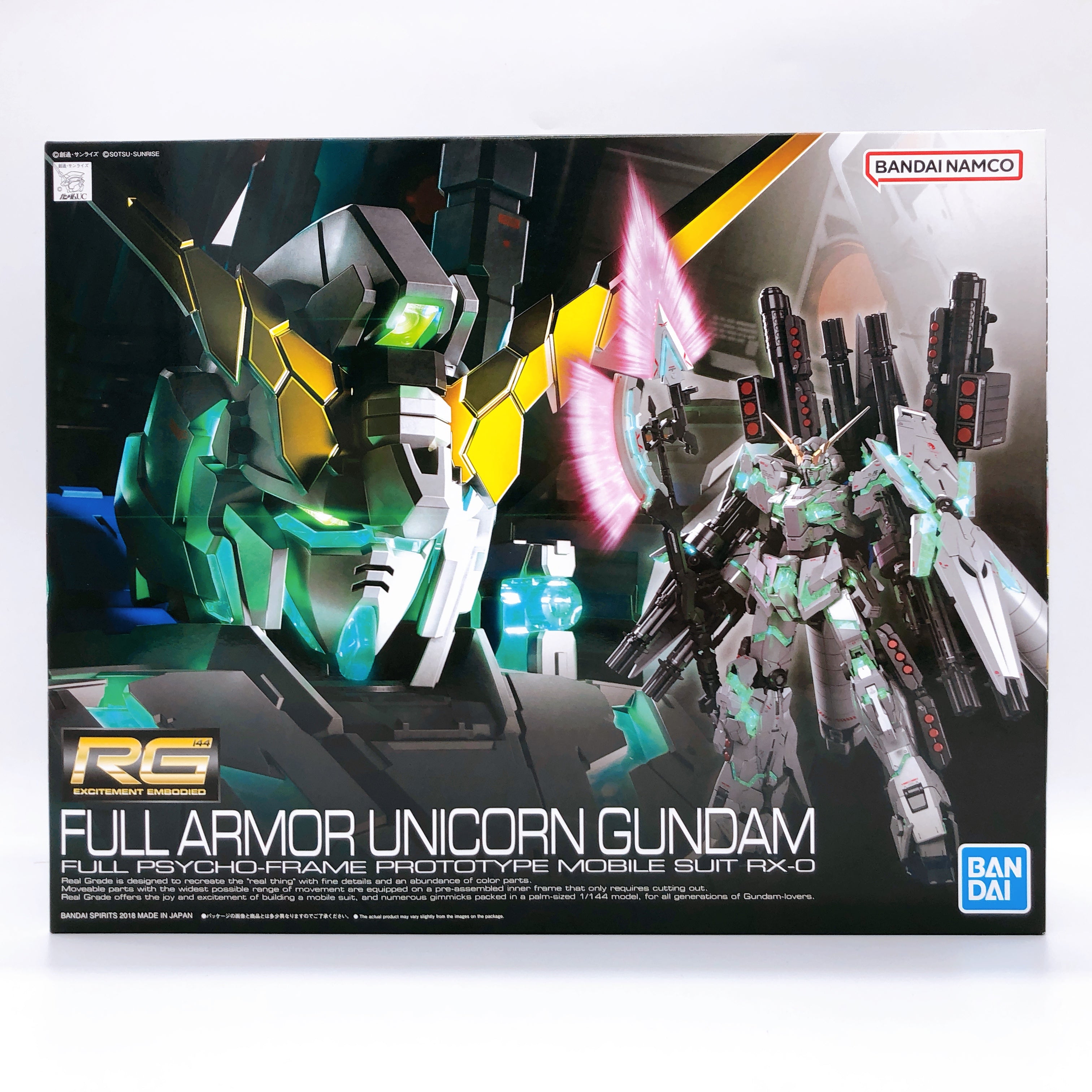 RG 1/144 Full Armor Unicorn Gundam Gunpla Model Kit Bandai Japan NEW FASTSHIP